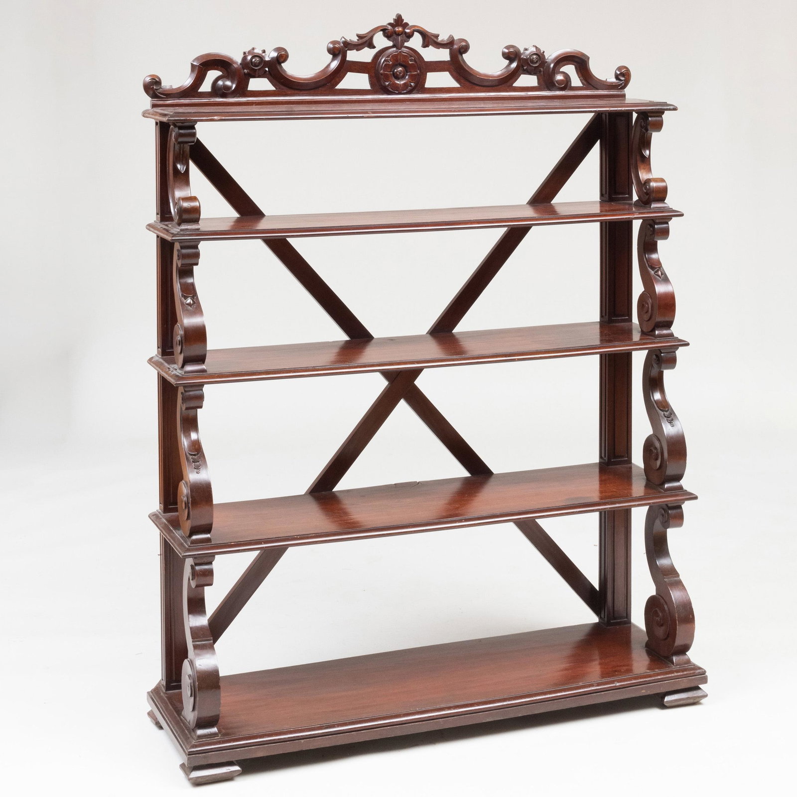 Mid-Victorian Mahogany Graduated Five-Tier  Étagère (1 of 5)