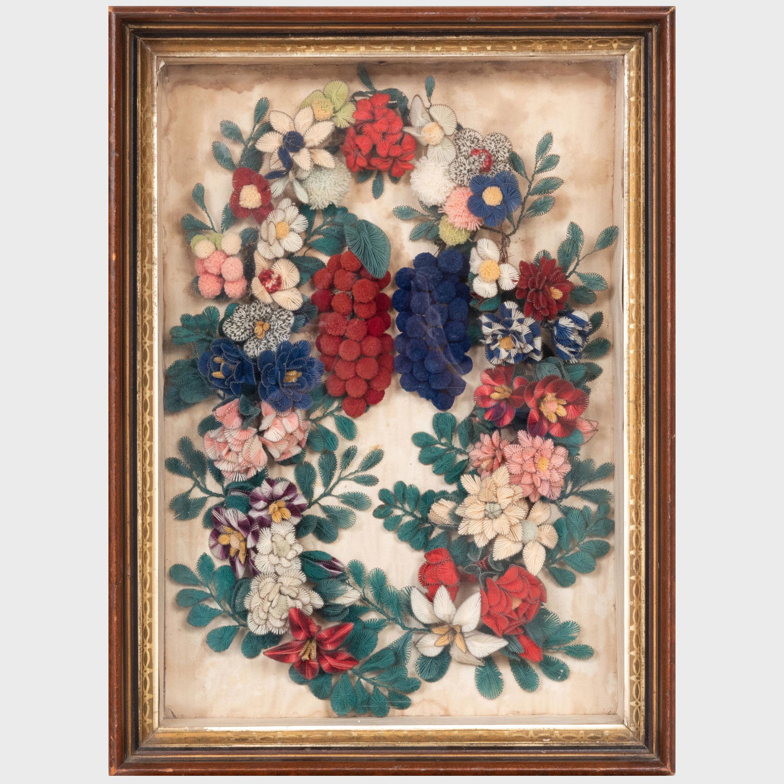 Victorian Woolwork Picture (1 of 2)