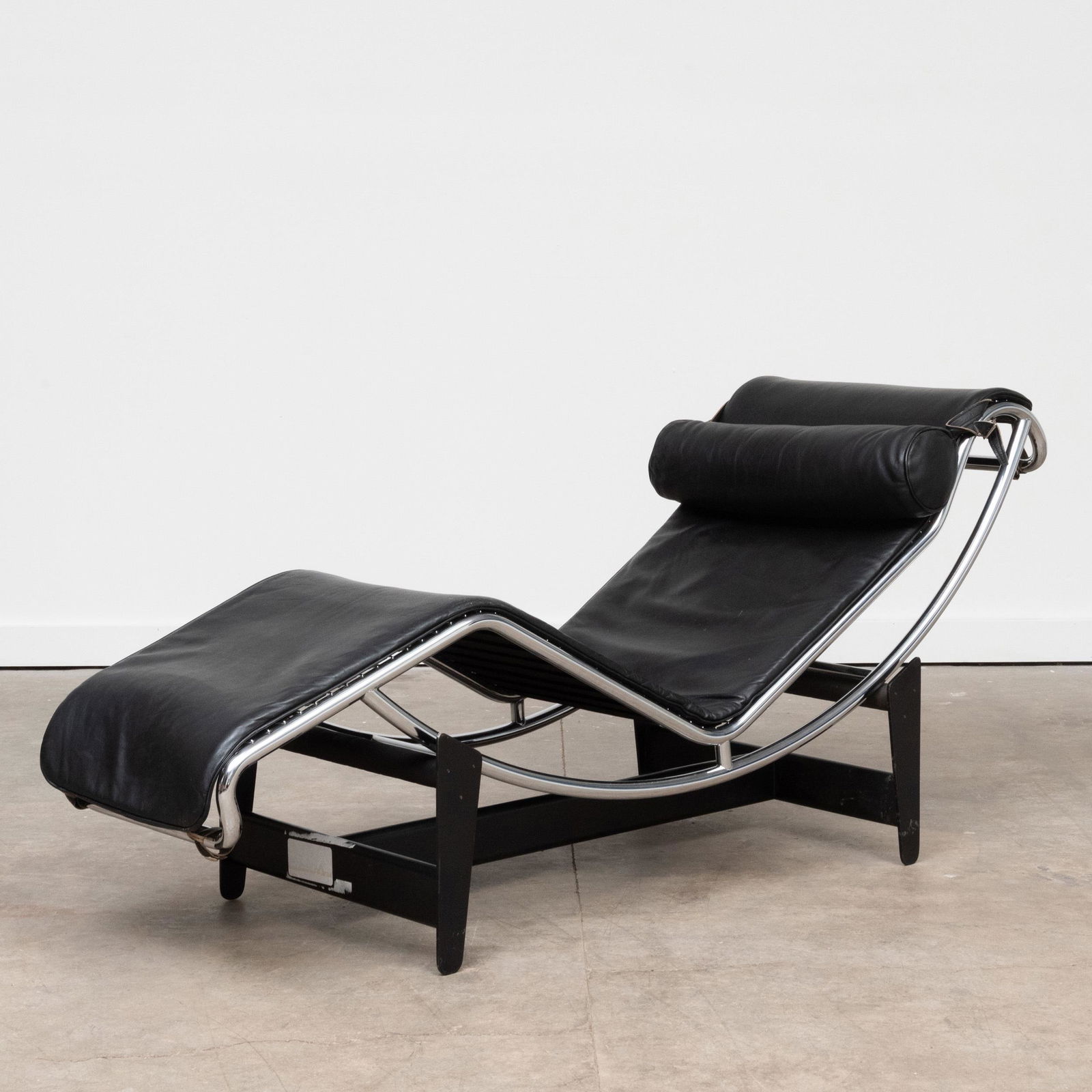 Le Corbusier Chrome and Leather 'LC4' Lounge Chair, for (1 of 8)