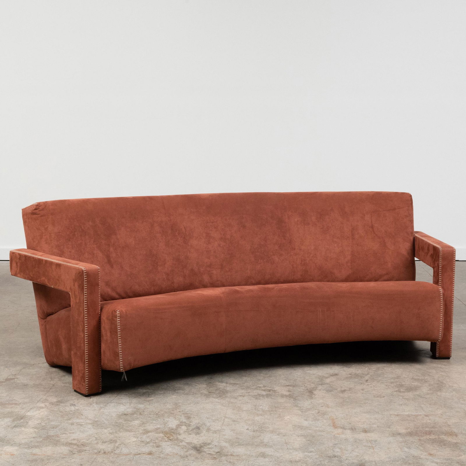 Gerrit Thomas Rietveld Suede Sofa (1 of 7)