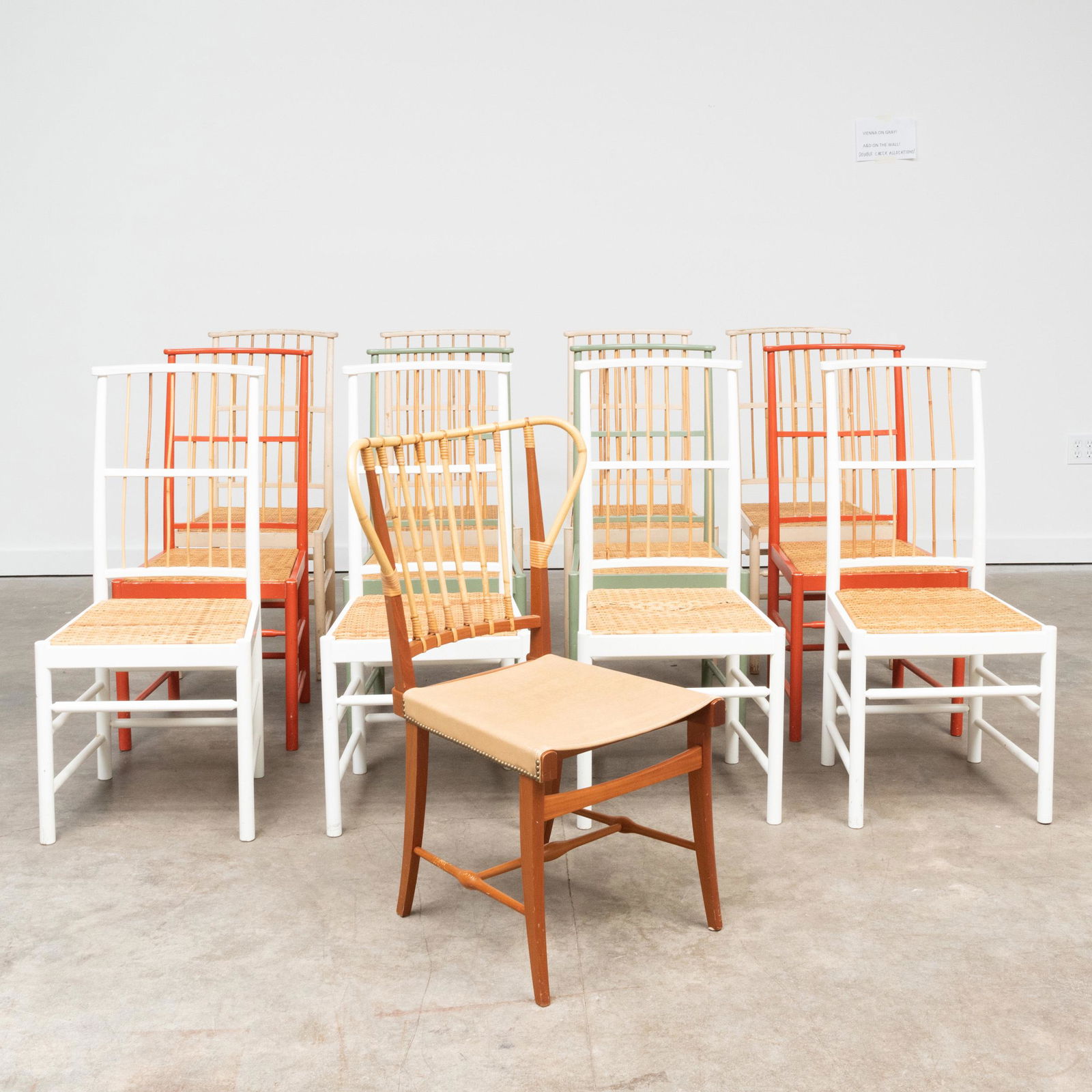 Assembled Set of Twelve Josef Frank Painted Wood, (1 of 15)