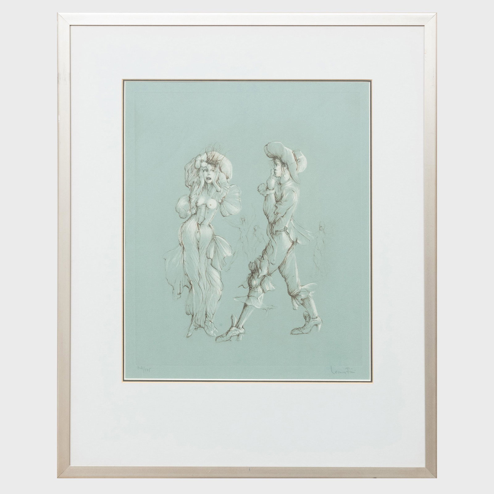 Leonor Fini (1907-1996): Six Works: Leonor Fini (1907-1996): Six Works Six etchings in colors on variously colored paper, all signed in pencil and variously numbered. Five approximately 29 1/2 x 22 in. (sheet), unframed, one 18 1/2 x 15