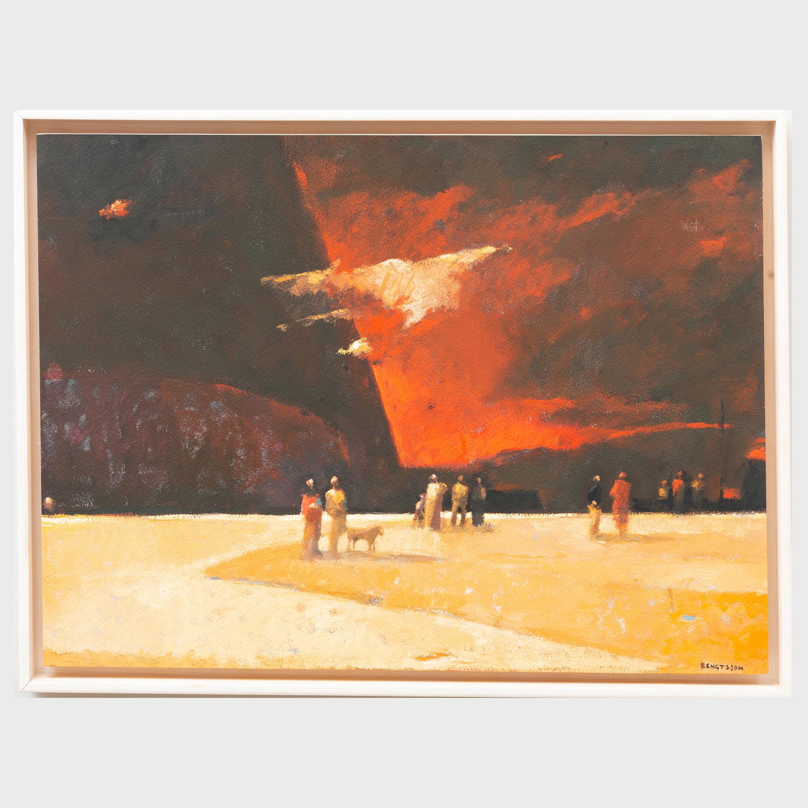 Bertil Bengtsson: Chrysografen: Bertil Bengtsson: Chrysografen Oil on paperboard, signed 'Bengtsson' lower right. 13 1/2 x 19 in., 14 1/2 x 20 1/2 in. (frame).