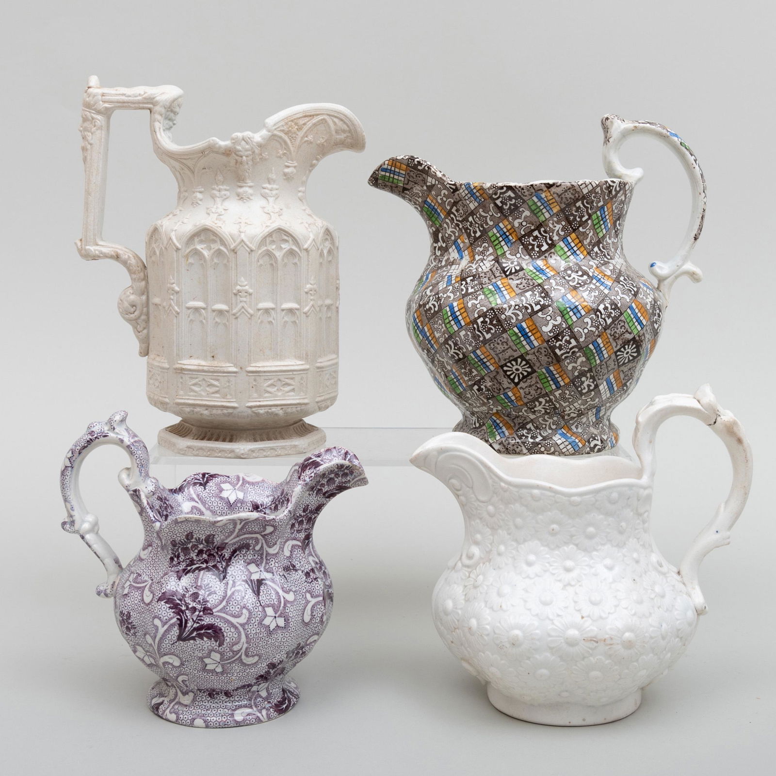 Group of Four English Jugs (1 of 6)