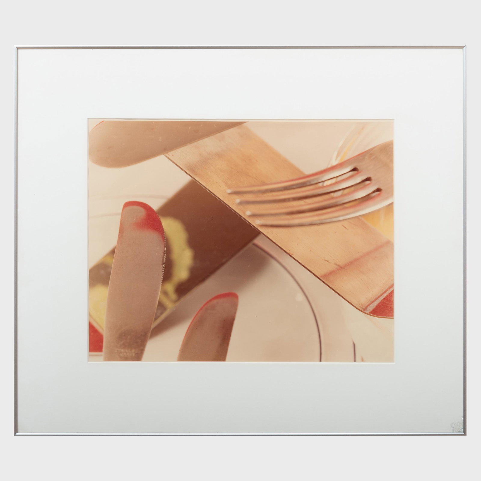 Jan Groover (1943-2012): Untitled: Jan Groover (1943-2012): Untitled Chromogenic print, 1978, numbered 1/3, with label from Carol Taylor Art, Dallas, TX. 15 x 19 in. (sight), 24 1/4 x 28 1/4 in. (frame). Carol Taylor Art