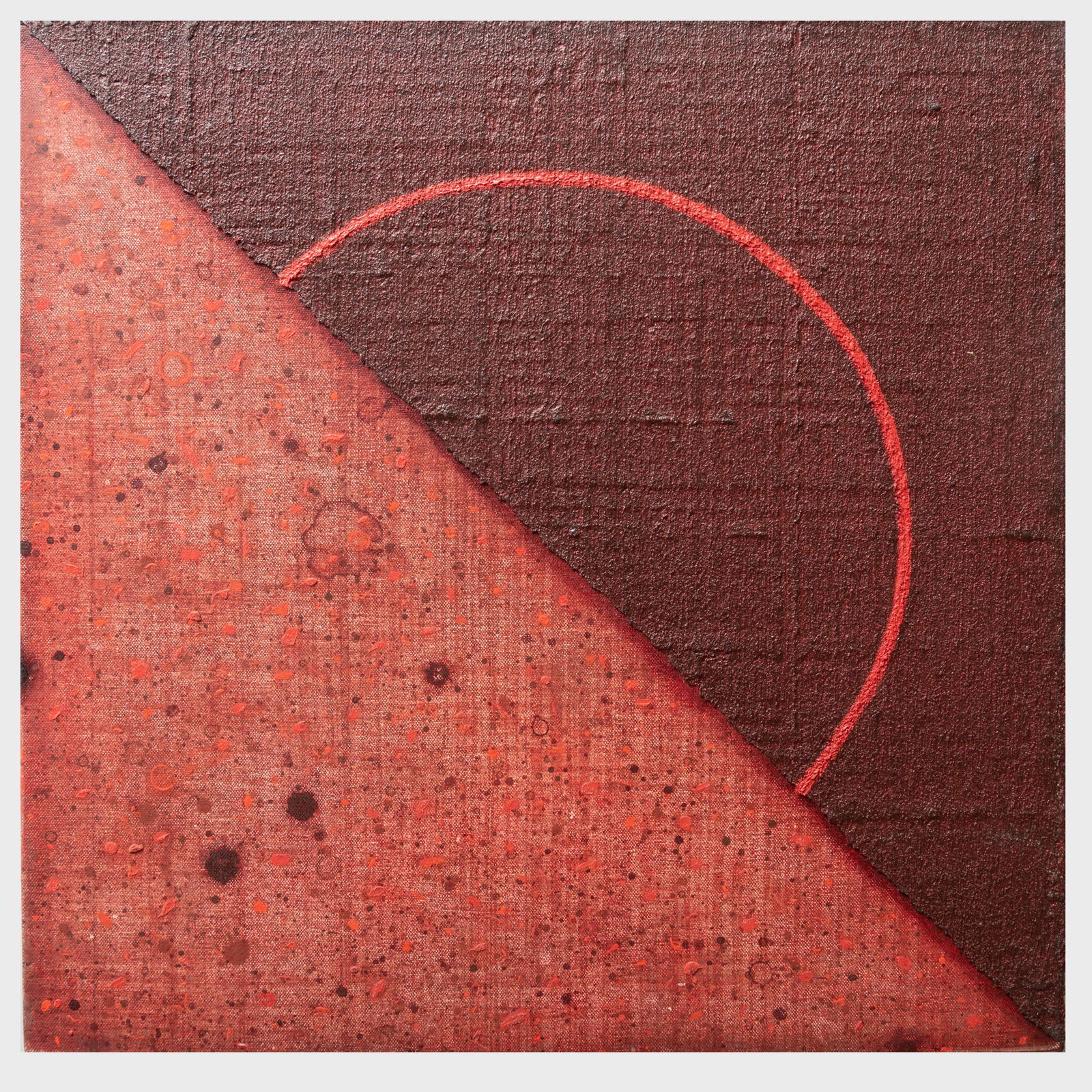 David Shapiro (1944-2014): Mudra II: David Shapiro (1944-2014): Mudra II Acrylic on canvas, 1992, signed 'David Shapiro', titled and dated on the reverse. 22 x 22 in., unframed.