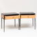 Pair of Jean-Michel Frank for Comte Metal, Leather and - 2