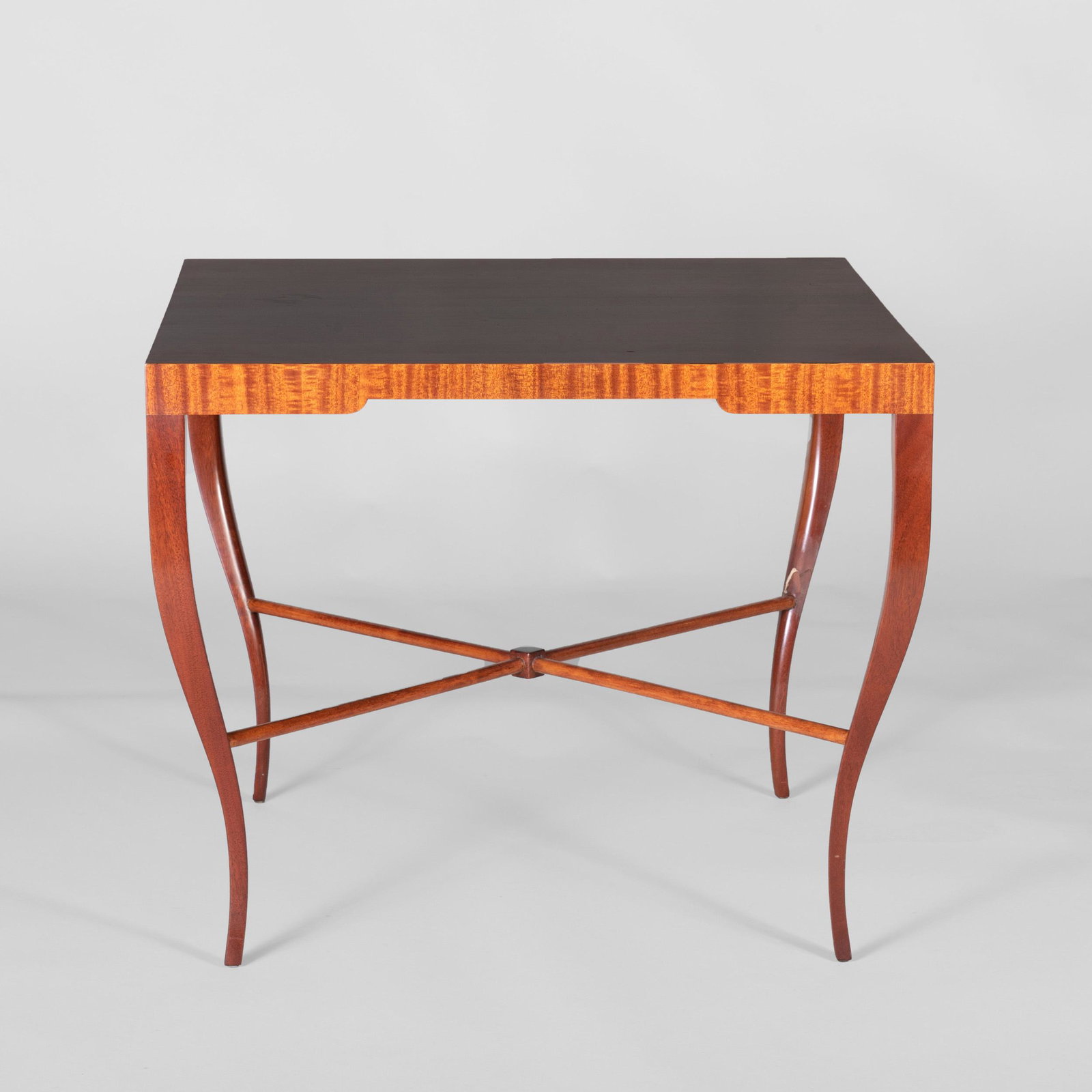 Tommi Parzinger Mahogany Low Table: Tommi Parzinger Mahogany Low Table 24 x 29 x 29 in. Property from the Estate of Jan Cowles