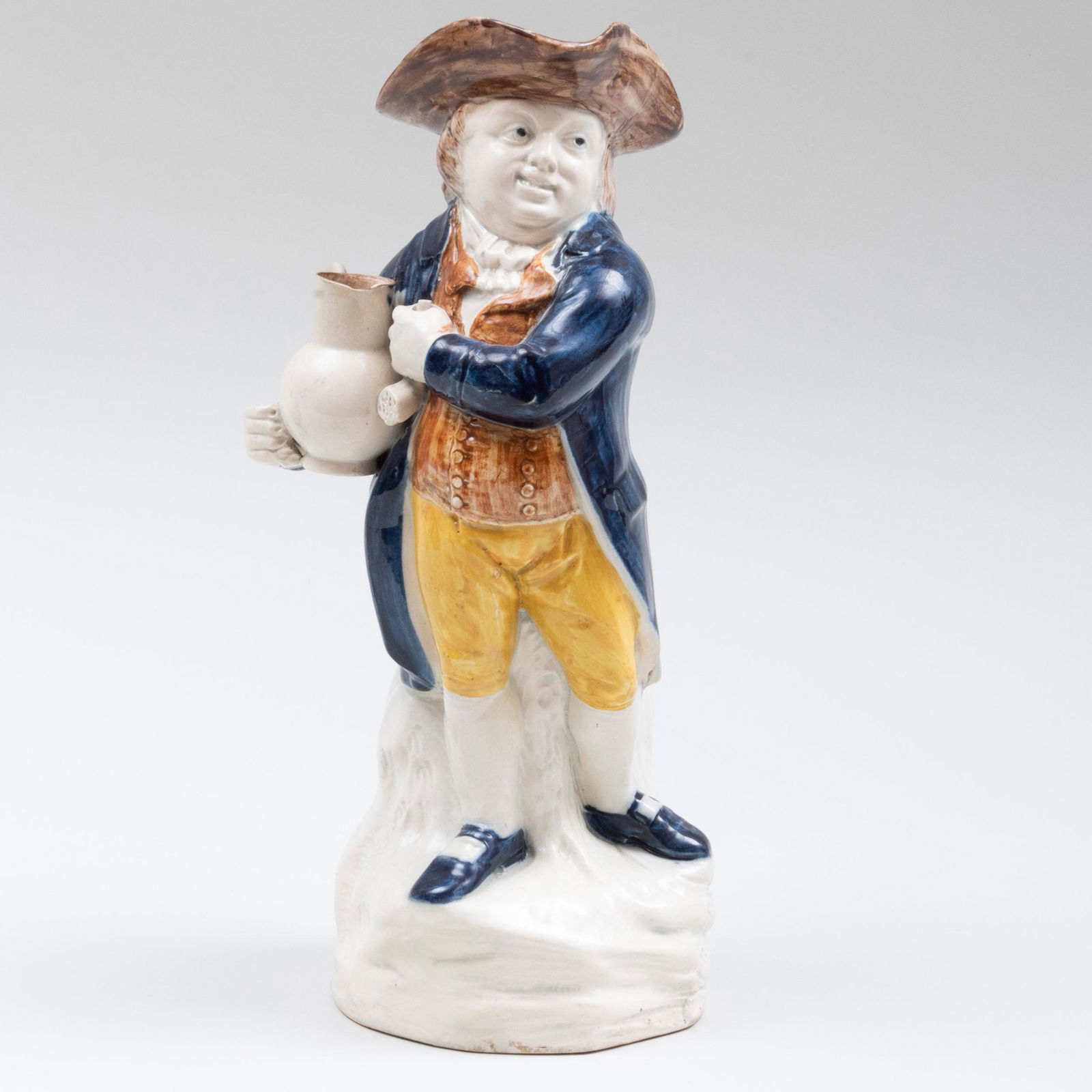 George III Staffordshire Pearlware Toby Jug (1 of 7)