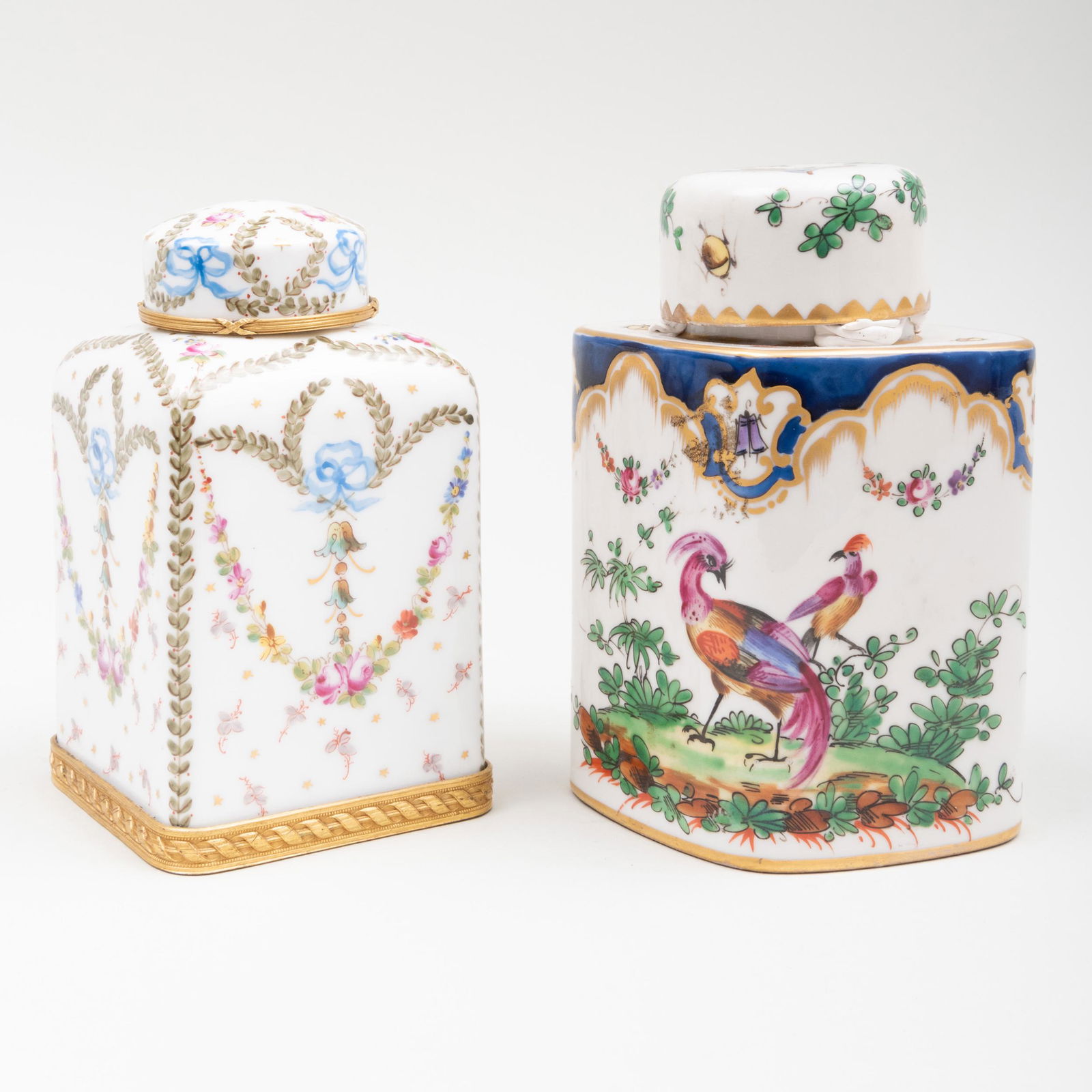 Two Samson Porcelain Tea Caddies and Covers (1 of 9)