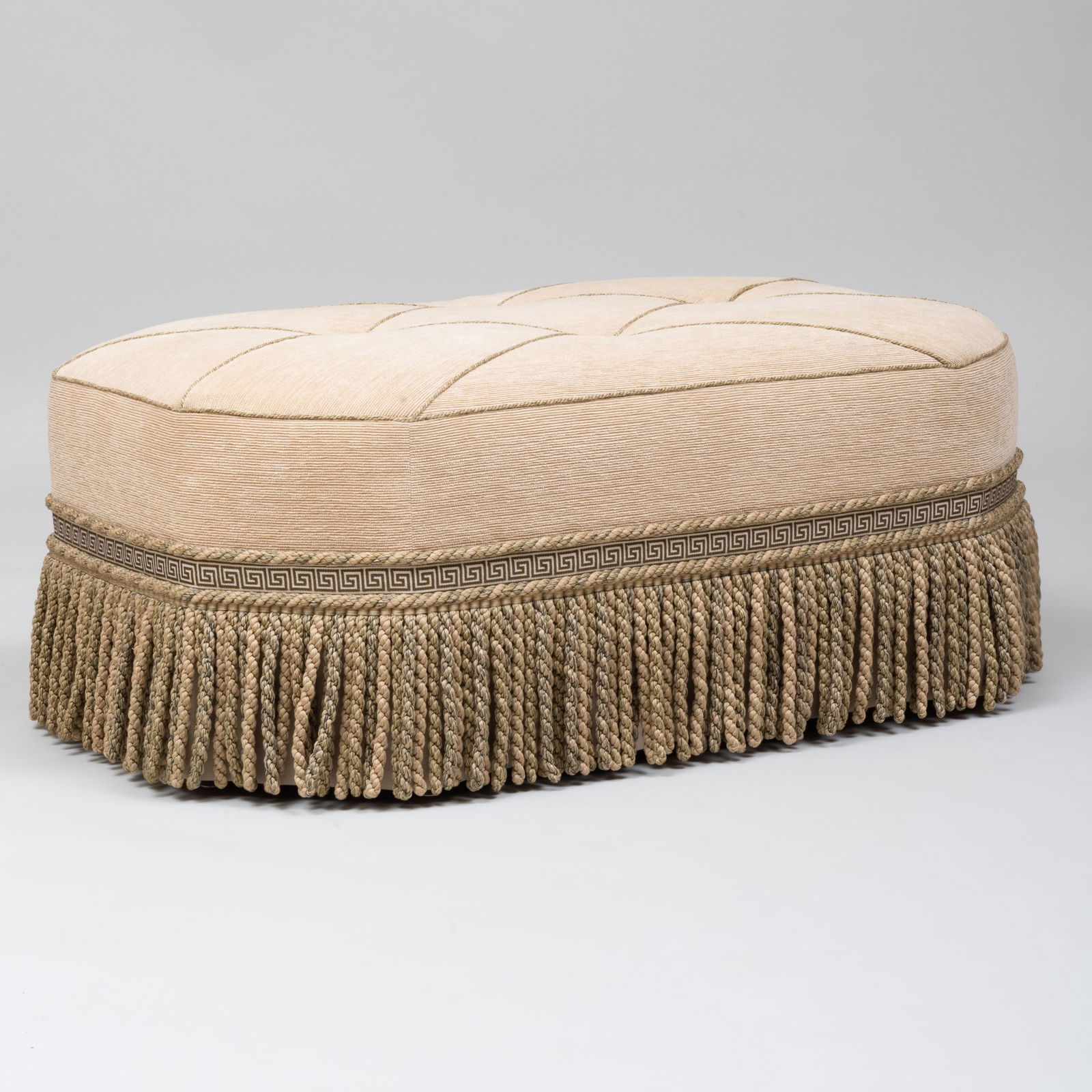 Belfair Lawrence Custom Ottoman with Horsehair (1 of 7)