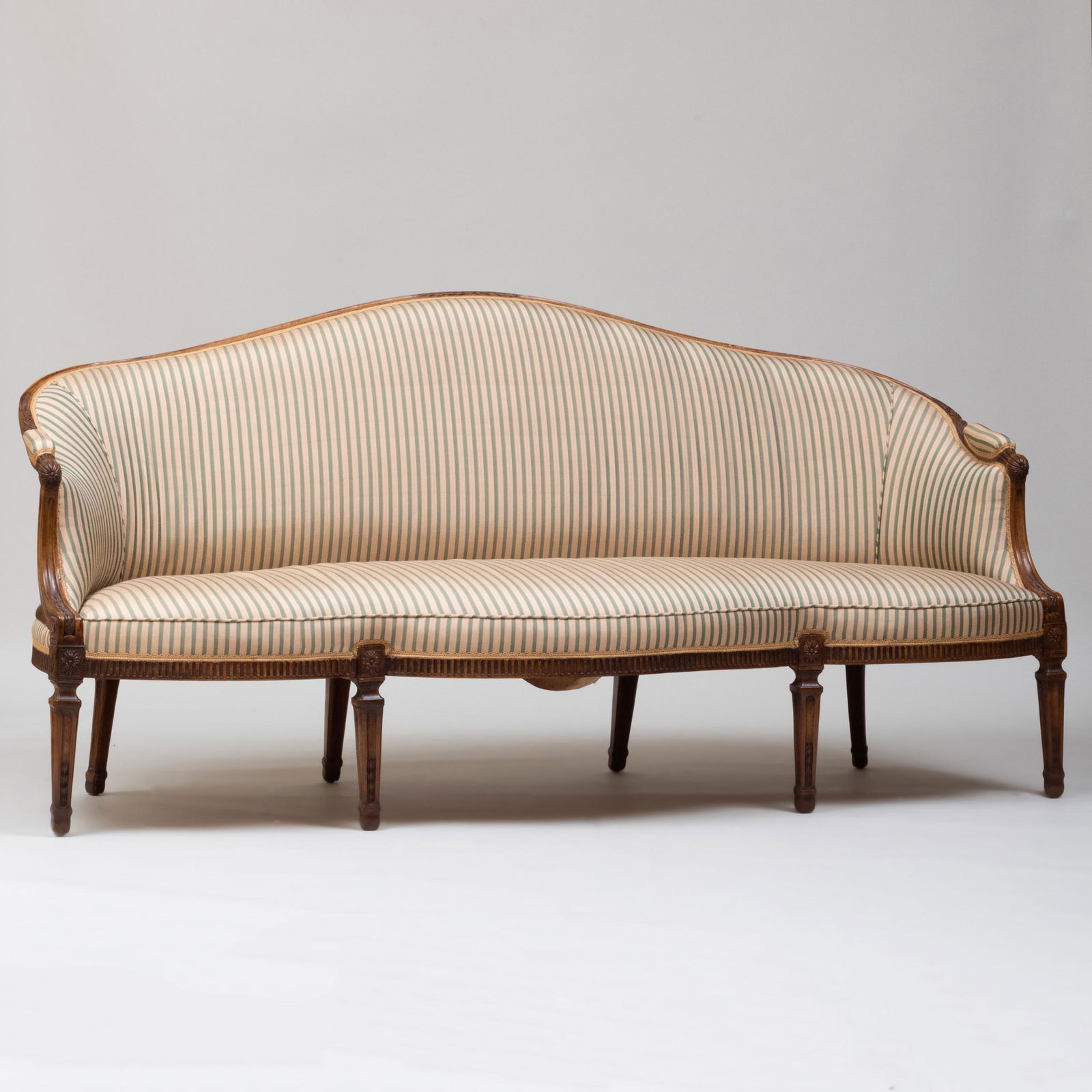 George III Style Carved Beechwood Serpentine-Fronted (1 of 7)