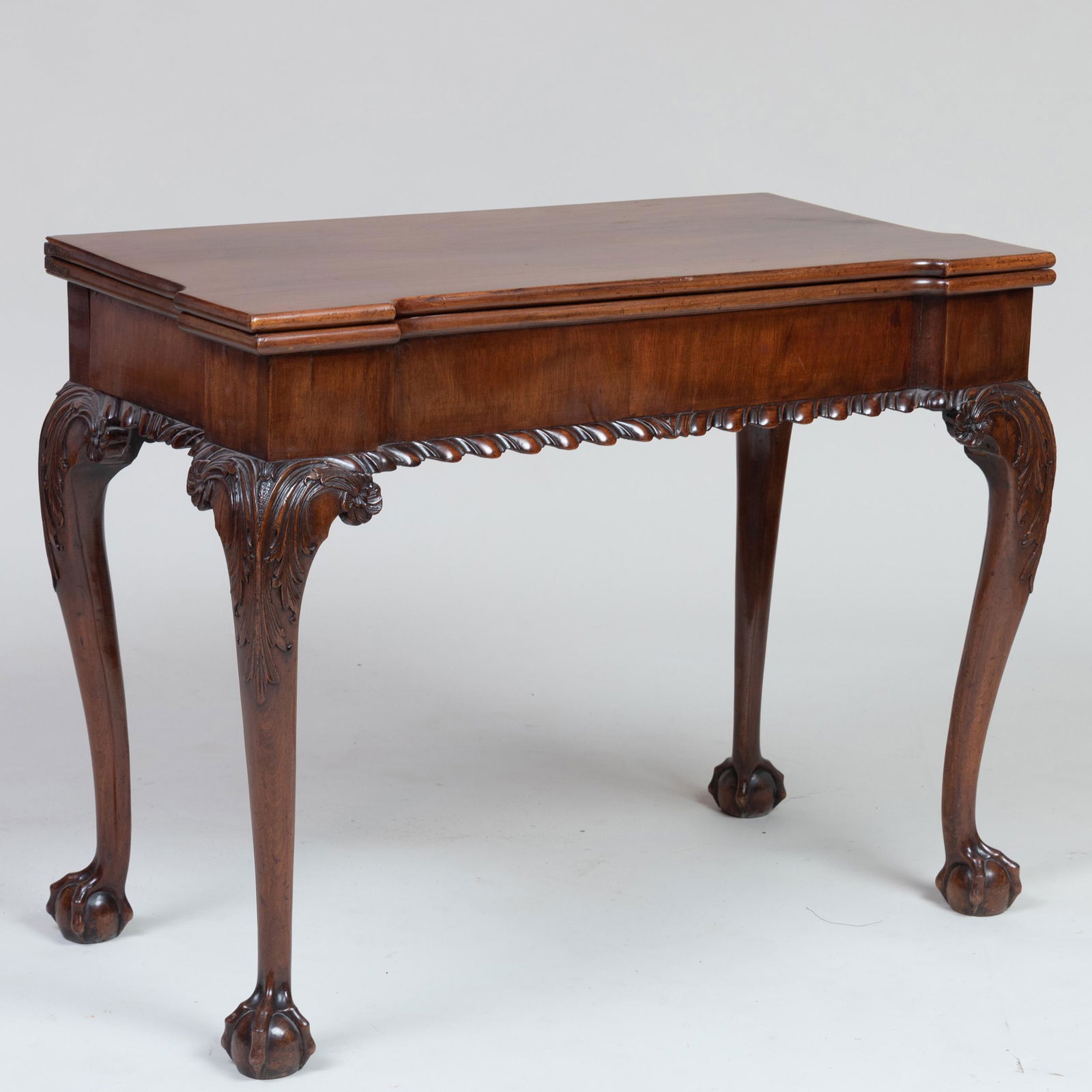 George II Carved Mahogany Games Table (1 of 8)