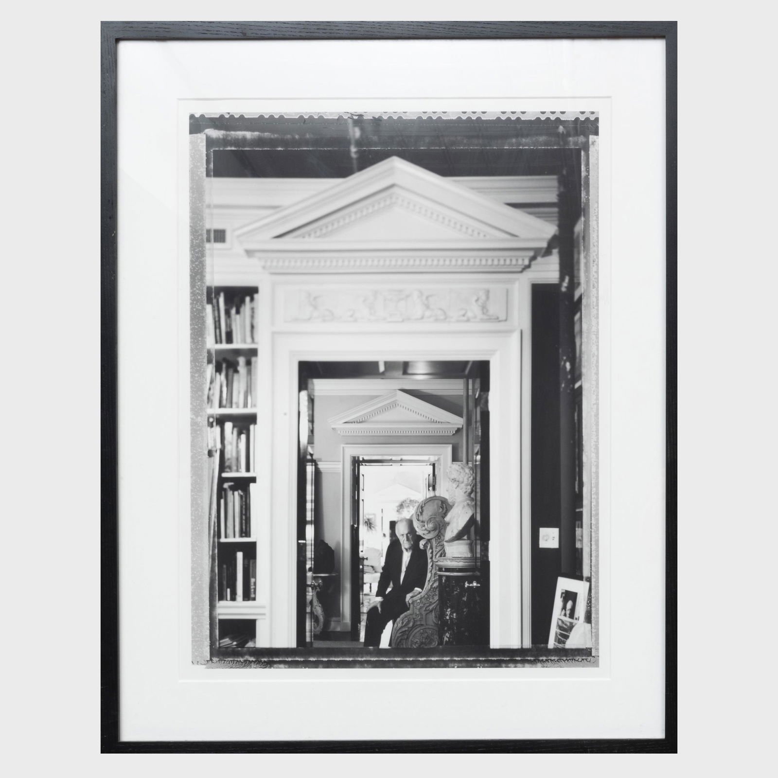 Mauricio Donelli: John Richardson at His Apartment: Mauricio Donelli: John Richardson at His Apartment Gelatin silver print, 2006, signed, titled, dated and numbered P/A 1/2 on the reverse. 20 x 16 in. (sheet), 25 x 21 in. (frame). John Richardson: A S