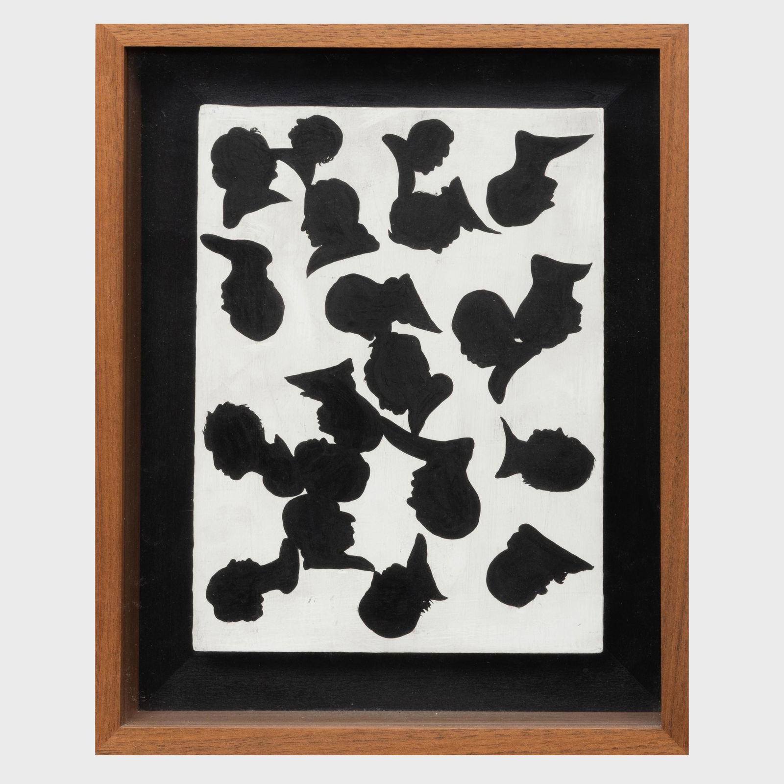 Elliott Puckette (b. 1967) :Untitled: Elliott Puckette (b. 1967) :Untitled Oil on board, signed 'Elliott Puckette' and inscribed 'For John/love, Elliott' on the reverse. 9 1/4 x 7 1/4 in.,12 3/4 x 10 1/4 in. (frame). Gift of the artist. J