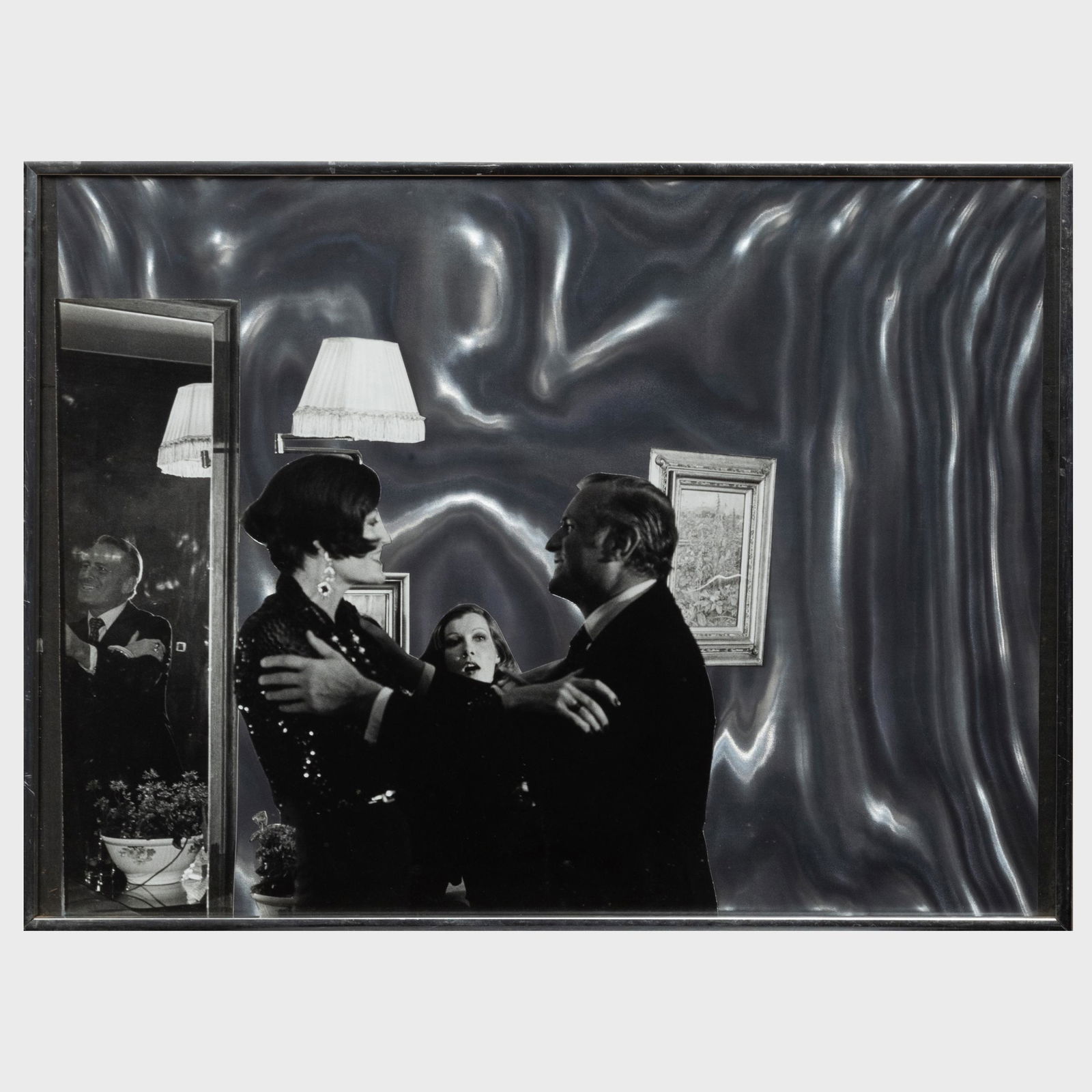 Ronnie Cutrone (1948-2013): Soap Opera: Two Works: Ronnie Cutrone (1948-2013): Soap Opera: Two Works Photo collage and black and white contact sheet, 1972-73, the collage signed, titled, dated and inscribed 'For John Richardson' on the reverse, the ph