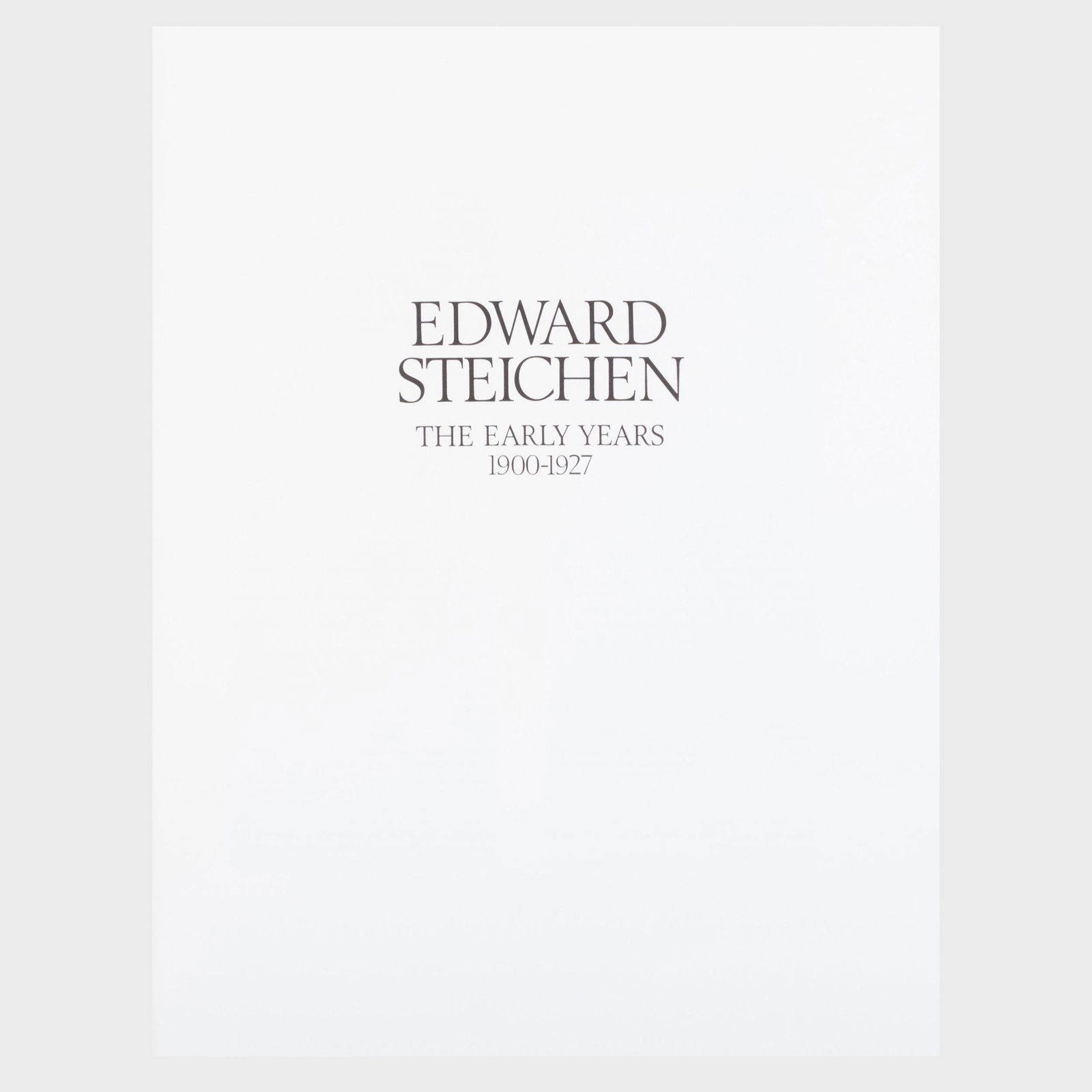 After Edward Steichen (1879-1973): Edward Steichen: The: After Edward Steichen (1879-1973): Edward Steichen: The Early Years 1900-1927 The portfolio of twelve photogravures on paper, 1981, numbered 491 of 500 on the justification, loose, linen-covered board