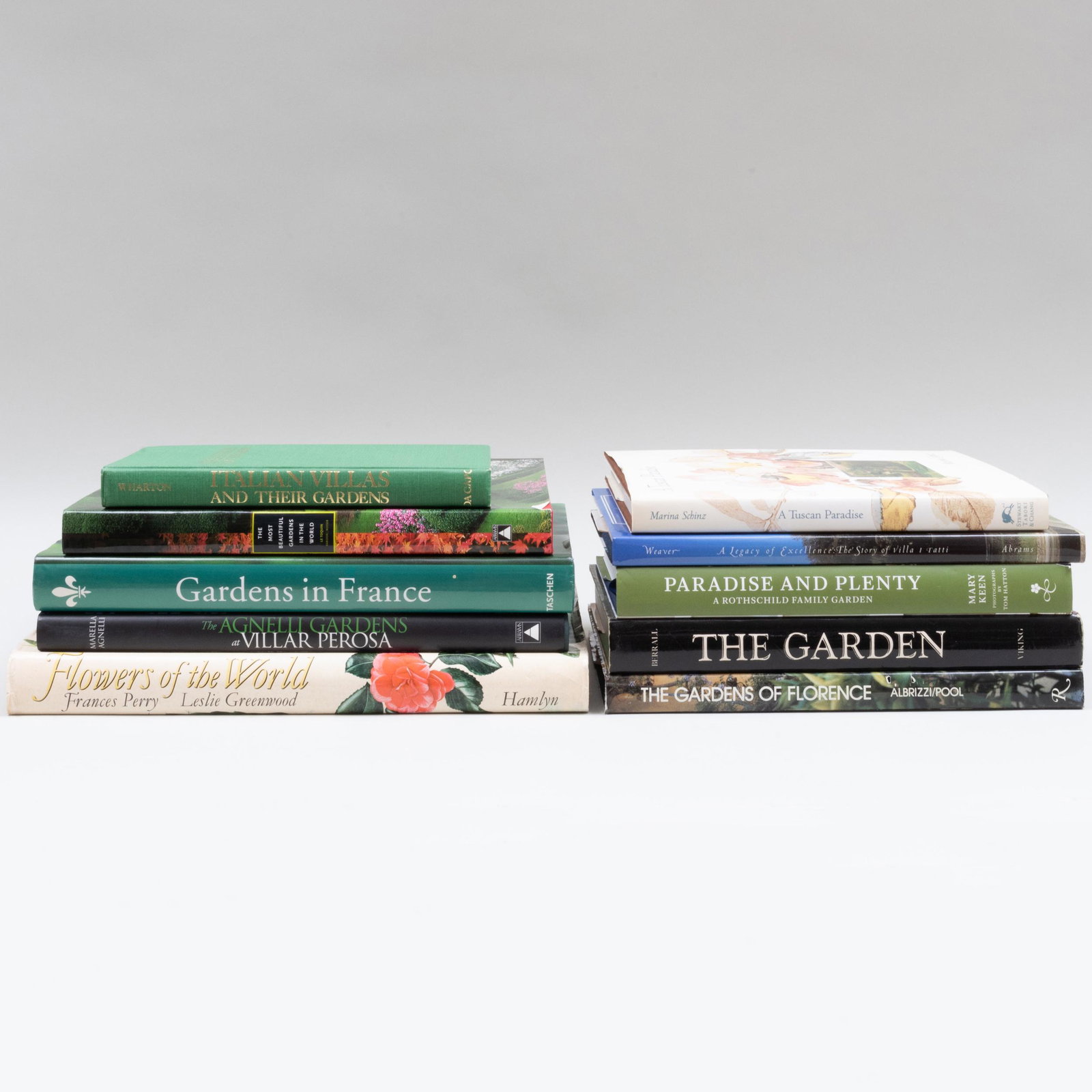 Collection of Miscellaneous Books on Gardening: Collection of Miscellaneous Books on Gardening Including: Frances Perry, Flowers of the World Marella Agnelli, The Agnelli Gardens at Villar Perosa: Two Centuries of a Family Retreat Mary Keen, Par