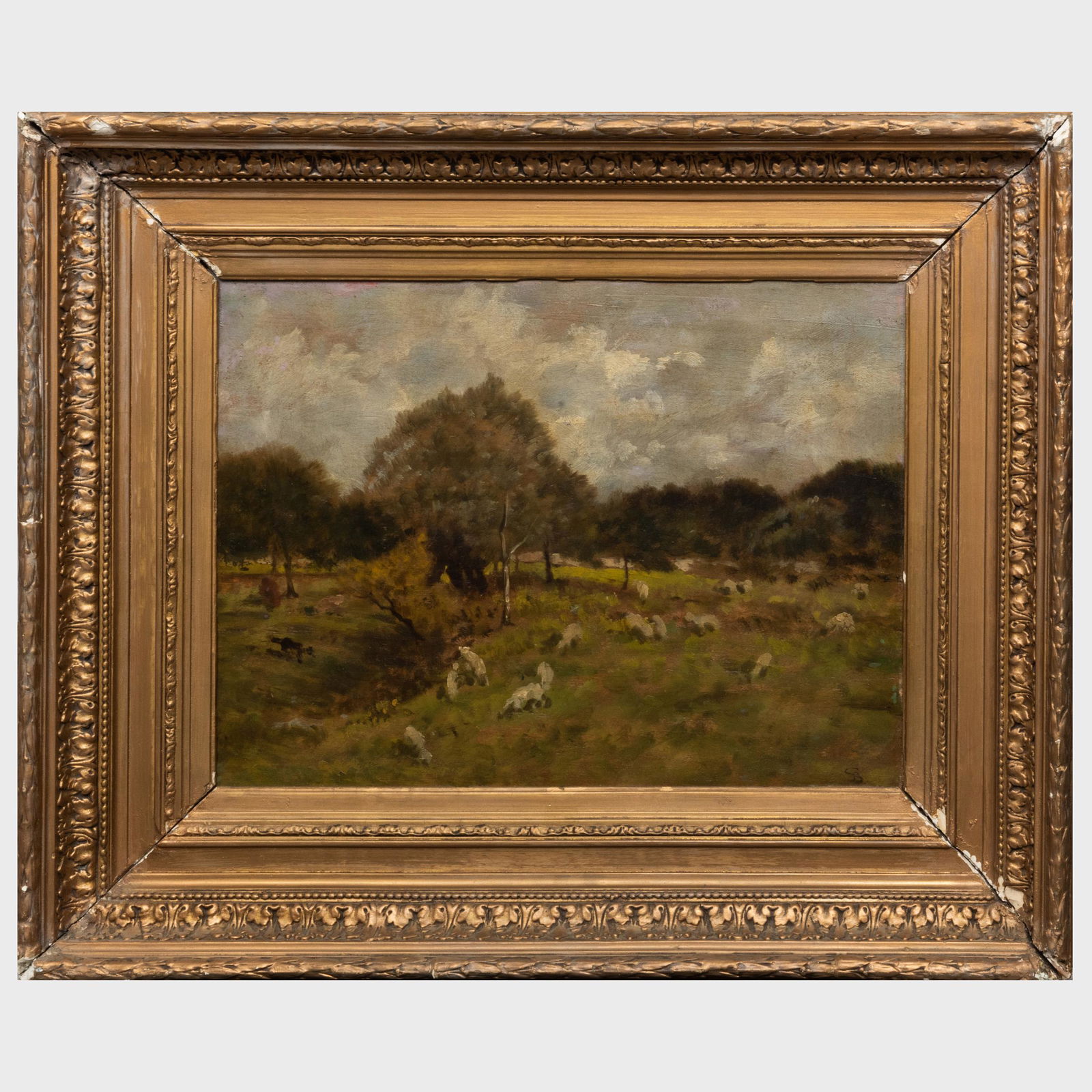 European School: Landscape with Sheep (1 of 4)