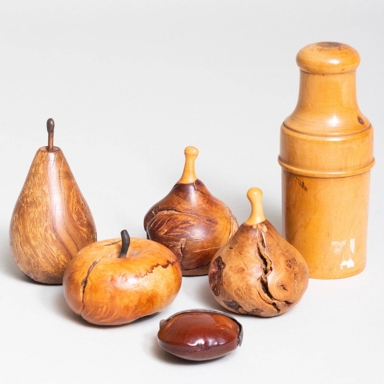 Group of Fruit Form Wood Table Articles (1 of 9)