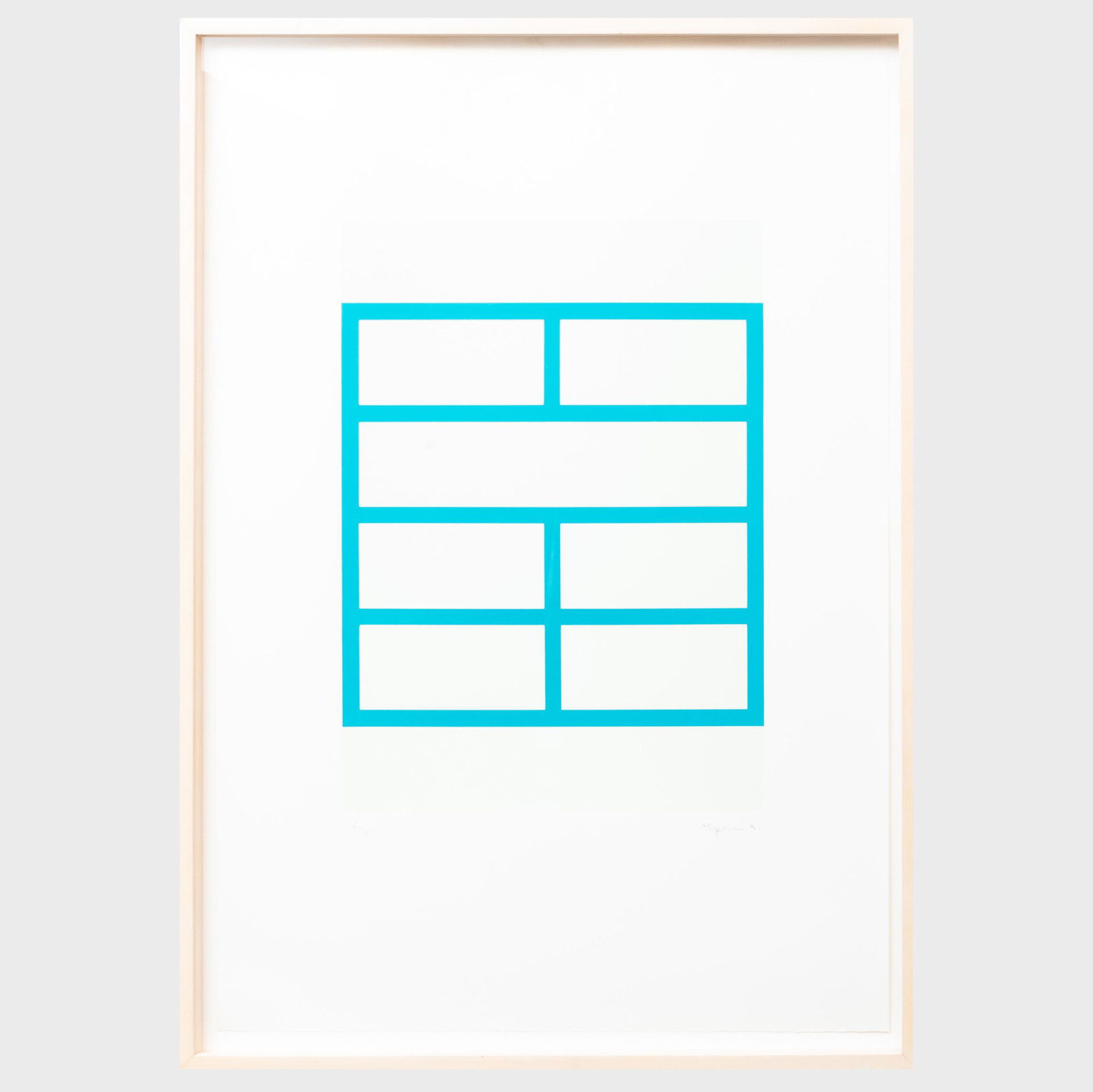 Andrew Spence (b. 1947): Untitled (Ball Court); and: Andrew Spence (b. 1947): Untitled (Ball Court); and Untitled (Window) Two screenprints in colors on wove paper, 1991, both signed and dated in pencil, numbered 15/35 and 17 /35. Both 29 x 20 in. (shee