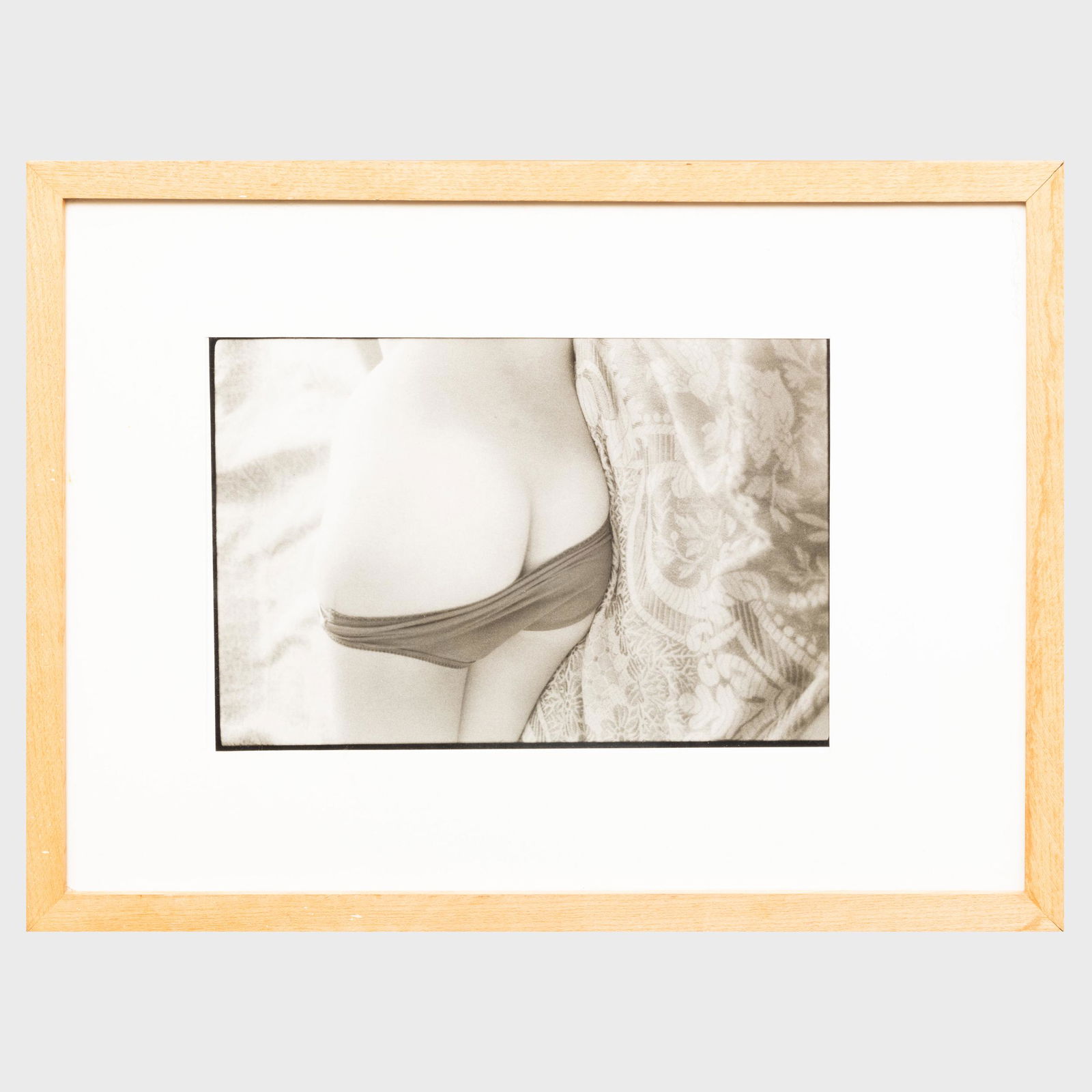 Robert Shaw: Untitled: Robert Shaw: Untitled Gelatin silver print, 1975, signed on the mat and lower right, signed, dated and inscribed 'Printed in 1975' on the reverse. 14 x 11 in. (sheet), 19 3/4 x 15 in. (frame).