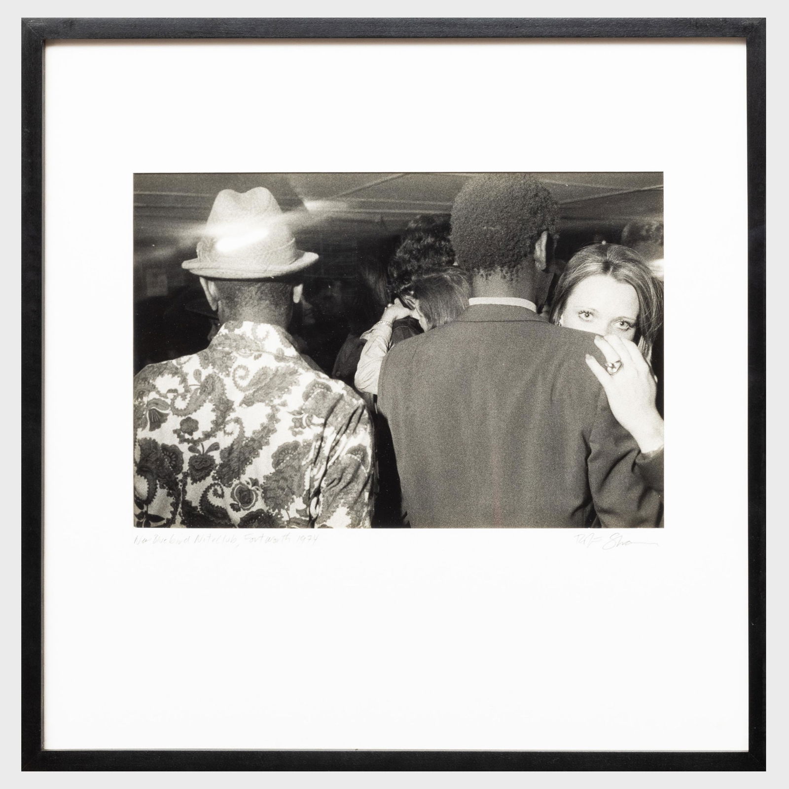 Robert Shaw: New Bluebird Niteclub, Fortworth; and: Robert Shaw: New Bluebird Niteclub, Fortworth; and Steakhouse, Dallas, TX Two gelatin silver prints, 1974, both signed, titled and dated on the mat. Both 8 x 11 1/2 in. (sight), 16 3/4 x 16 3/4 in. (f