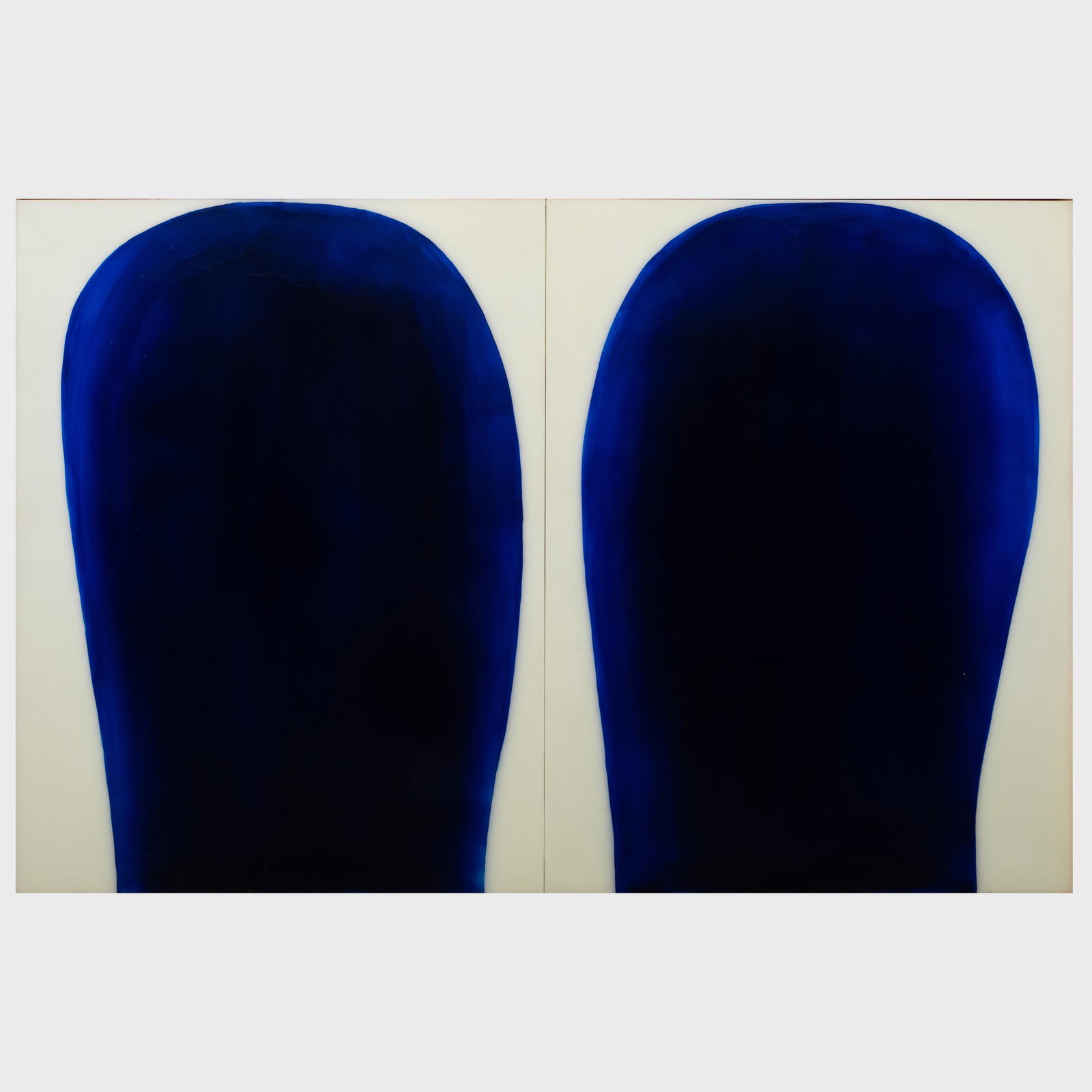 David Ortins (b. 1957): Untitled: David Ortins (b. 1957): Untitled Beeswax and encaustic on board, 1993, signed 'David Ortins' and dated on the reverse. 21 x 32 in., unframed.