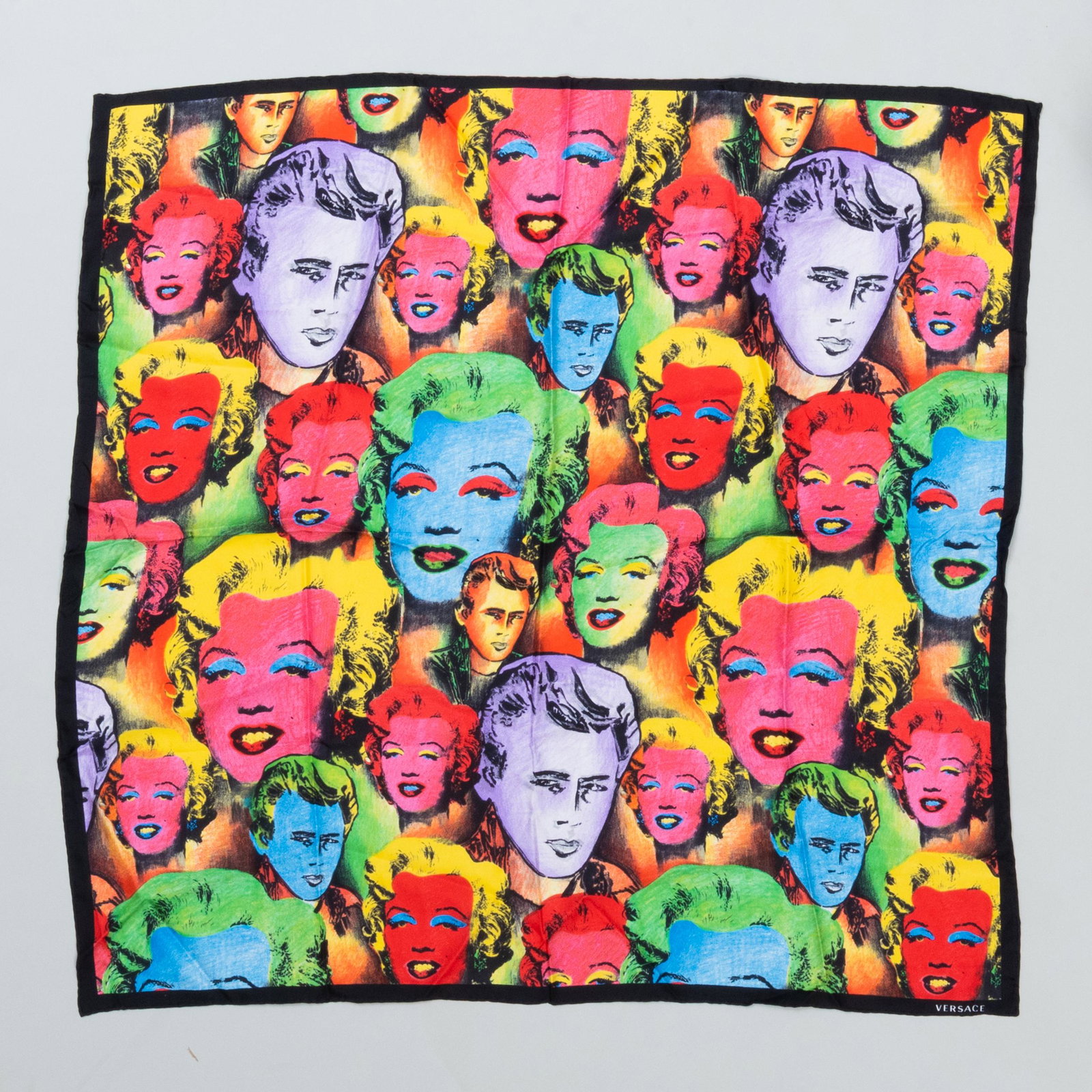 After Andy Warhol: Three Scarves: After Andy Warhol: Three Scarves Three cloth scarves. Various sizes.