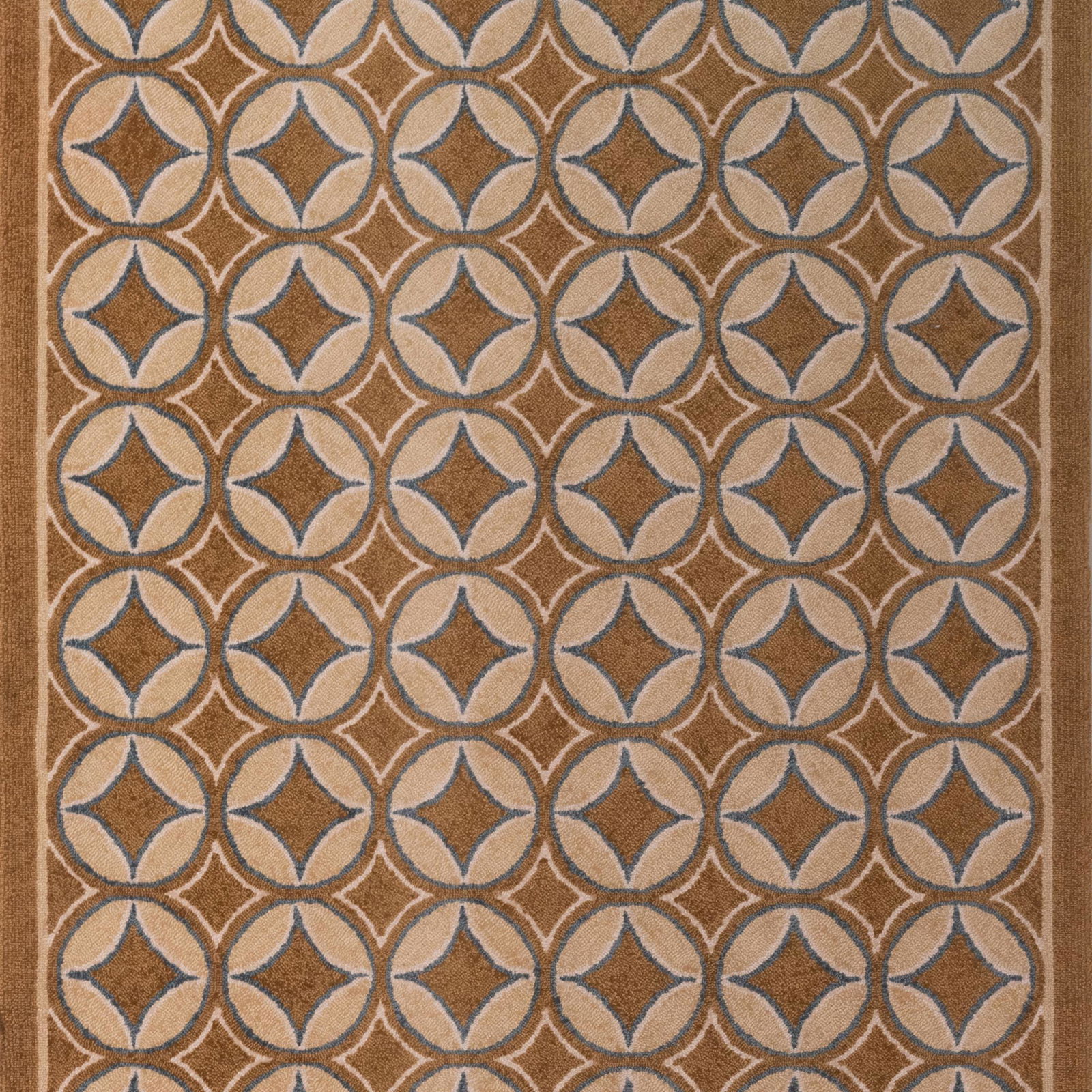 Pair of Custom Made Geometric Wool Hallway Runners, (1 of 3)