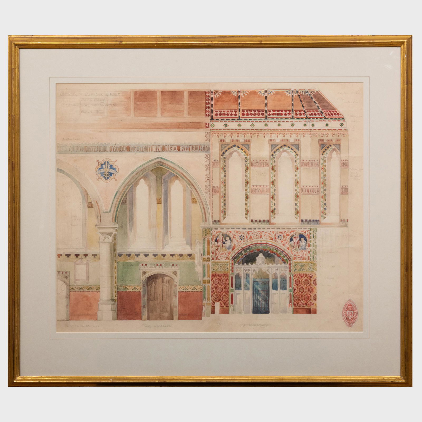 John Hardman Studios: Design for Decoration of the (1 of 3)