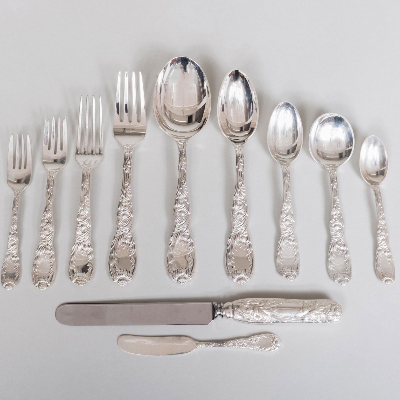 Tiffany & Co. Silver Flatware Service in the (1 of 17)
