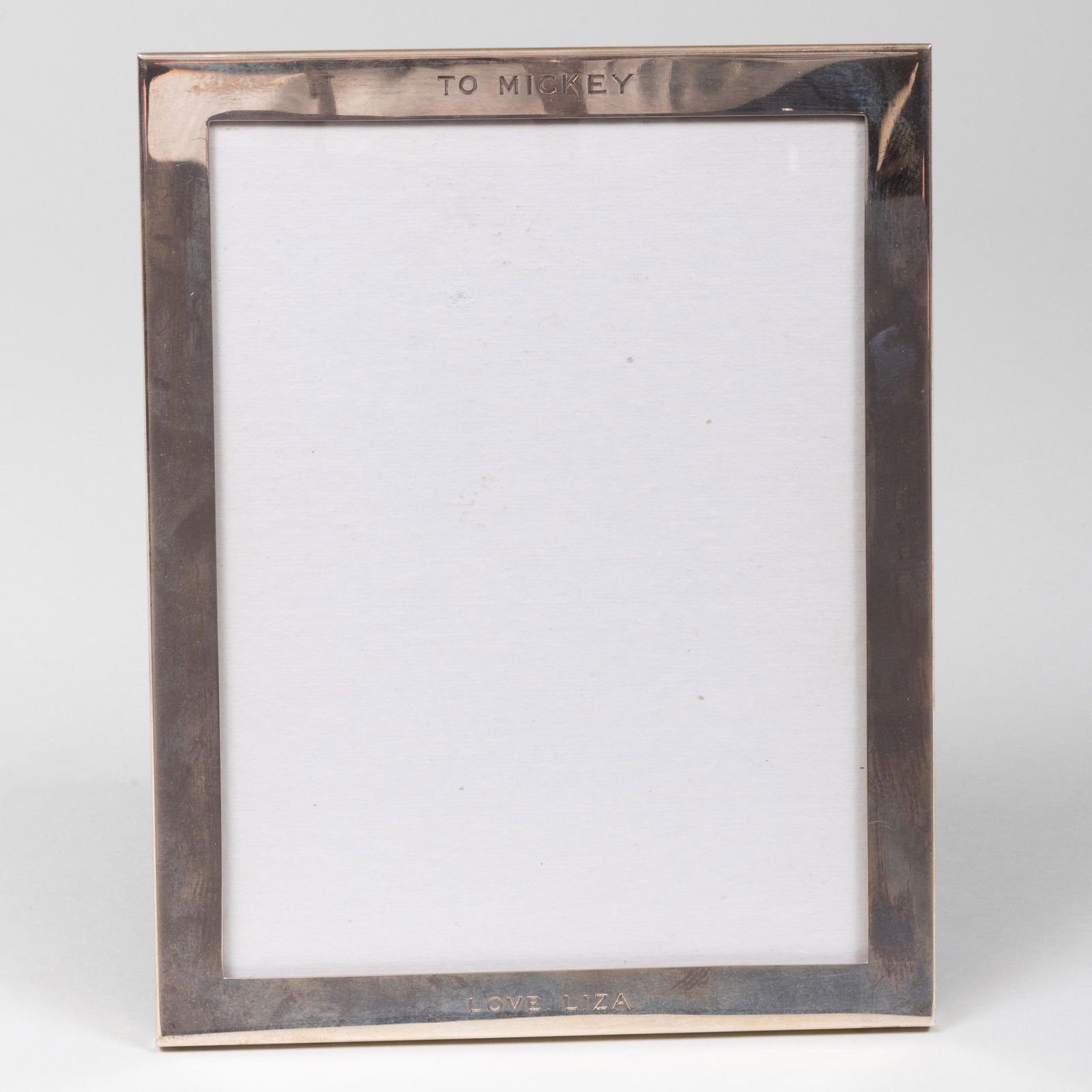 Tiffany & Co. Silver Picture Frame Inscribed from Liza (1 of 5)