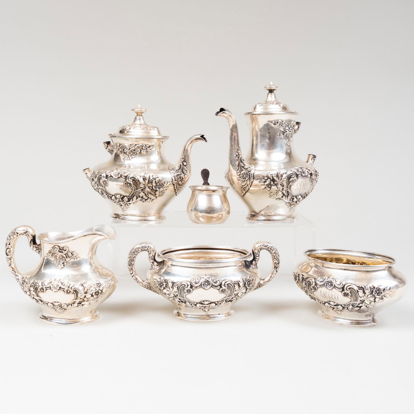 Gorham Silver Five-Piece Tea and Coffee Service (1 of 20)