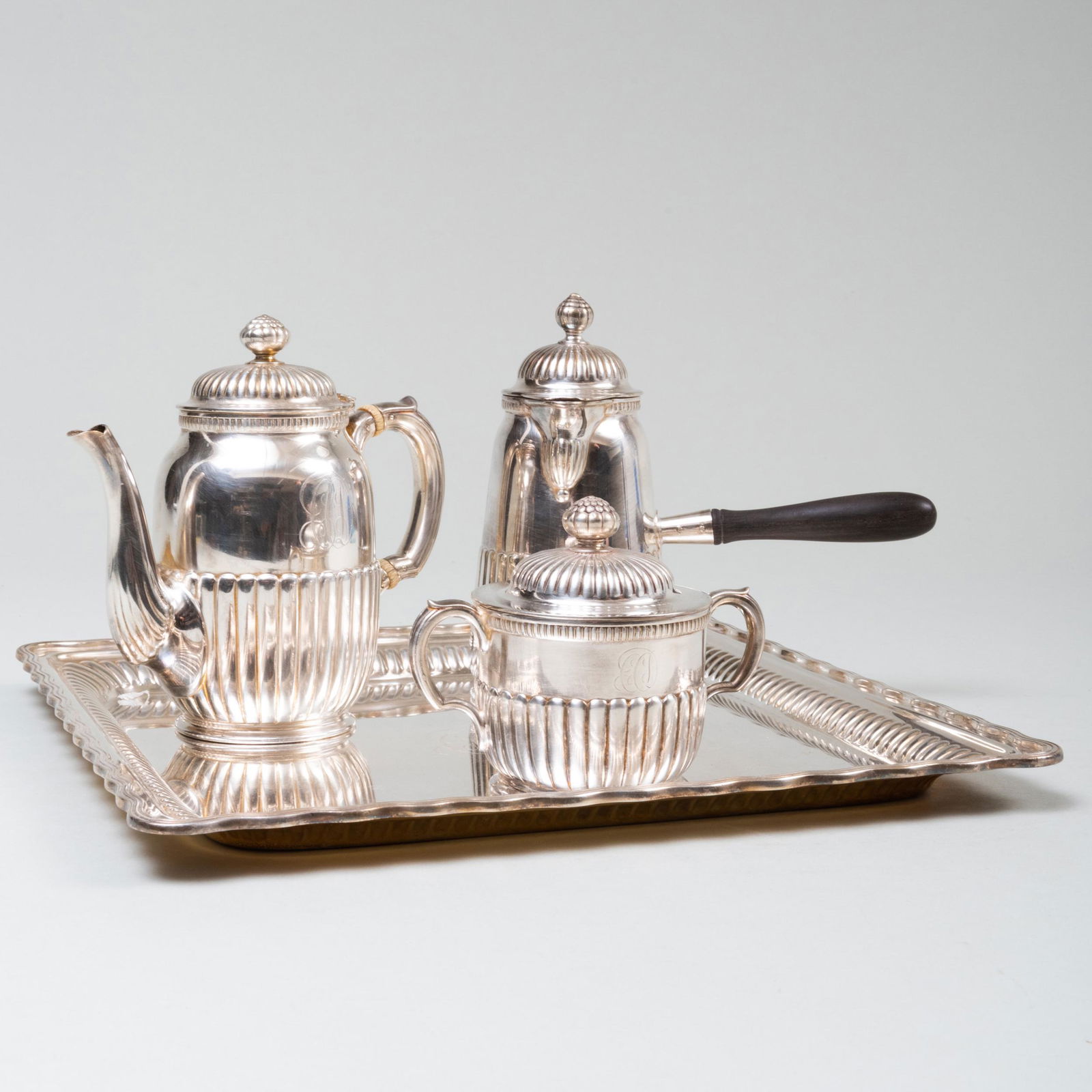 Tiffany & Co. Silver Plate Four-Piece Tea and Coffee (1 of 13)