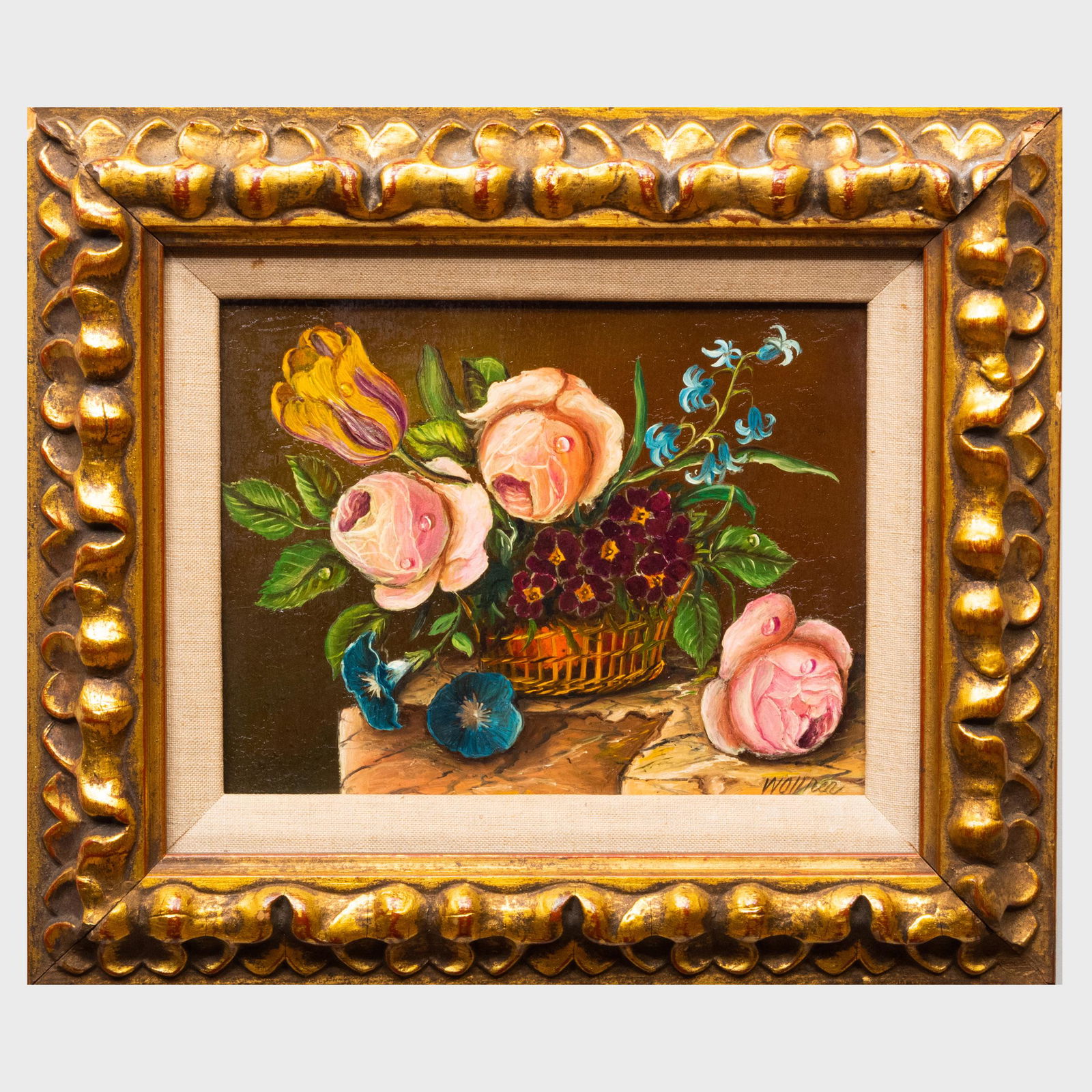 Attributed to Serge Wollner (b. 1931): Les Roses (1 of 4)