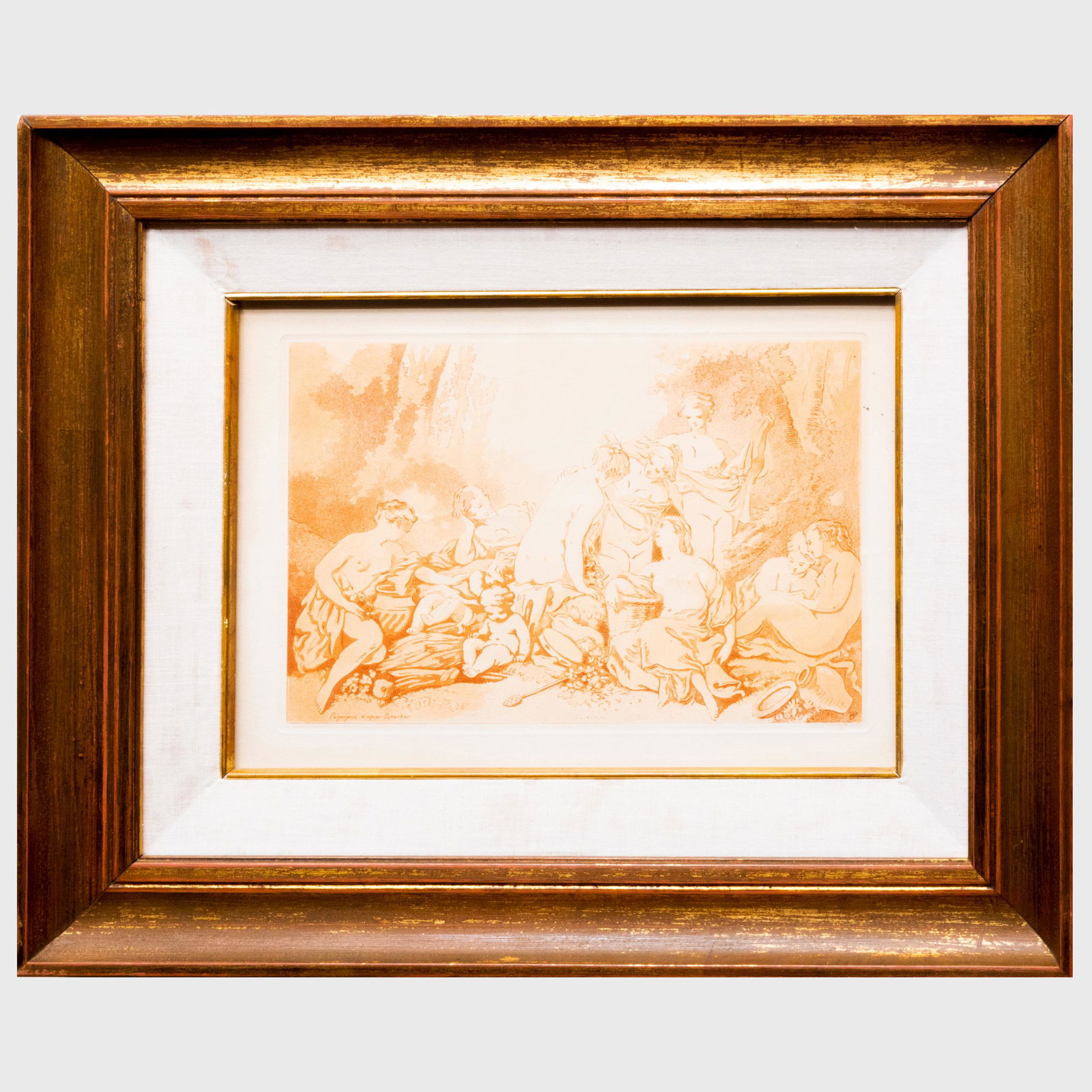 After François Boucher (1703-1770), by August Péquégnot (1 of 4)