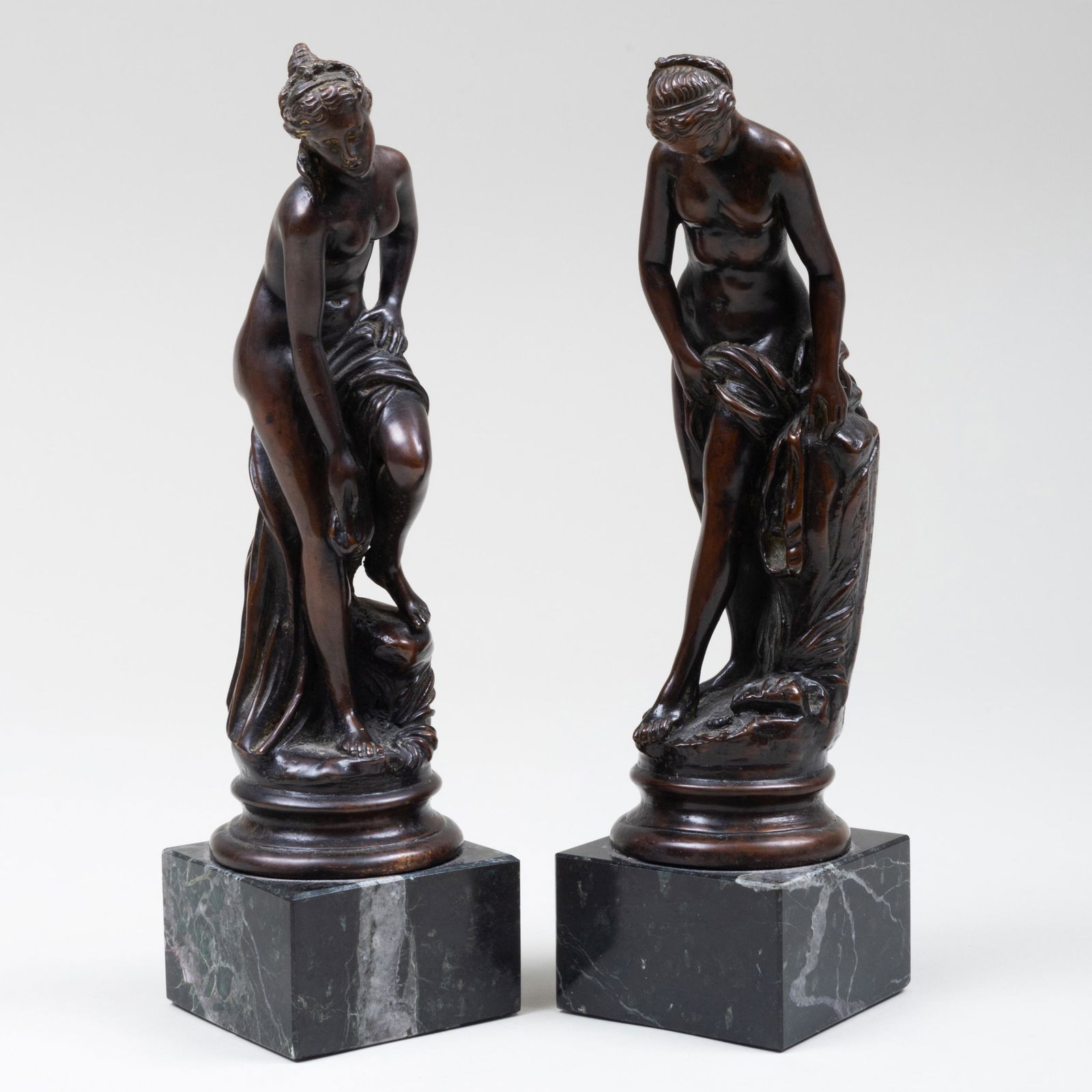 Two Italian Bronze Models of Classical Women (1 of 8)