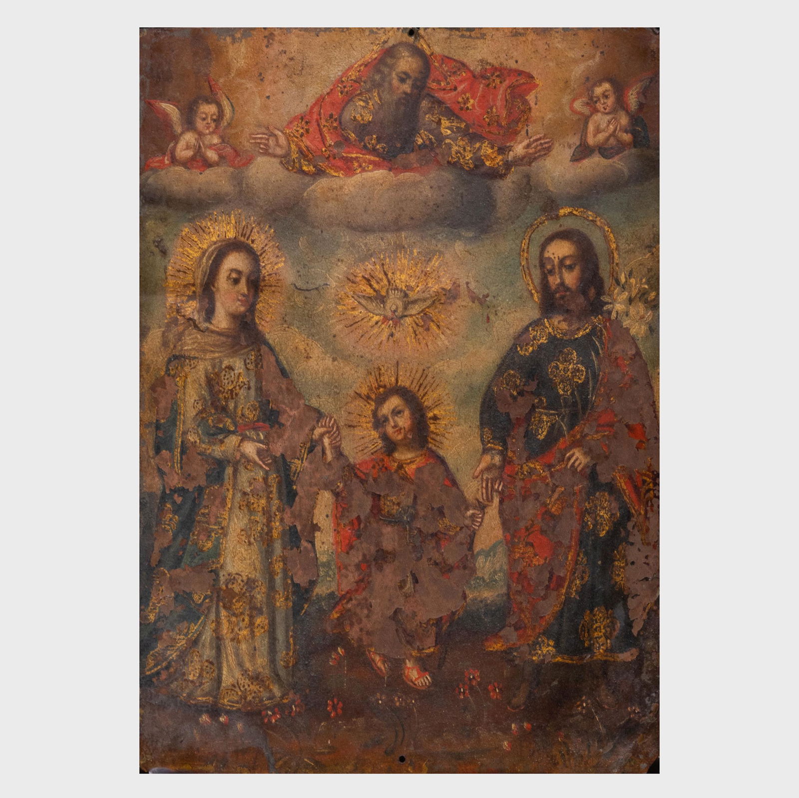 Icon of the Virgin with Saints, Icon of the Holy Family (1 of 6)
