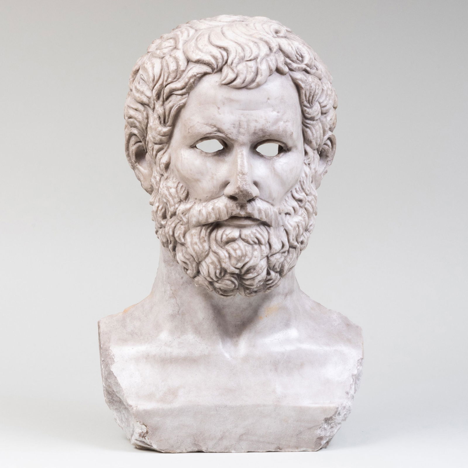 Italian Carved Marble Bust of Adriano (1 of 7)