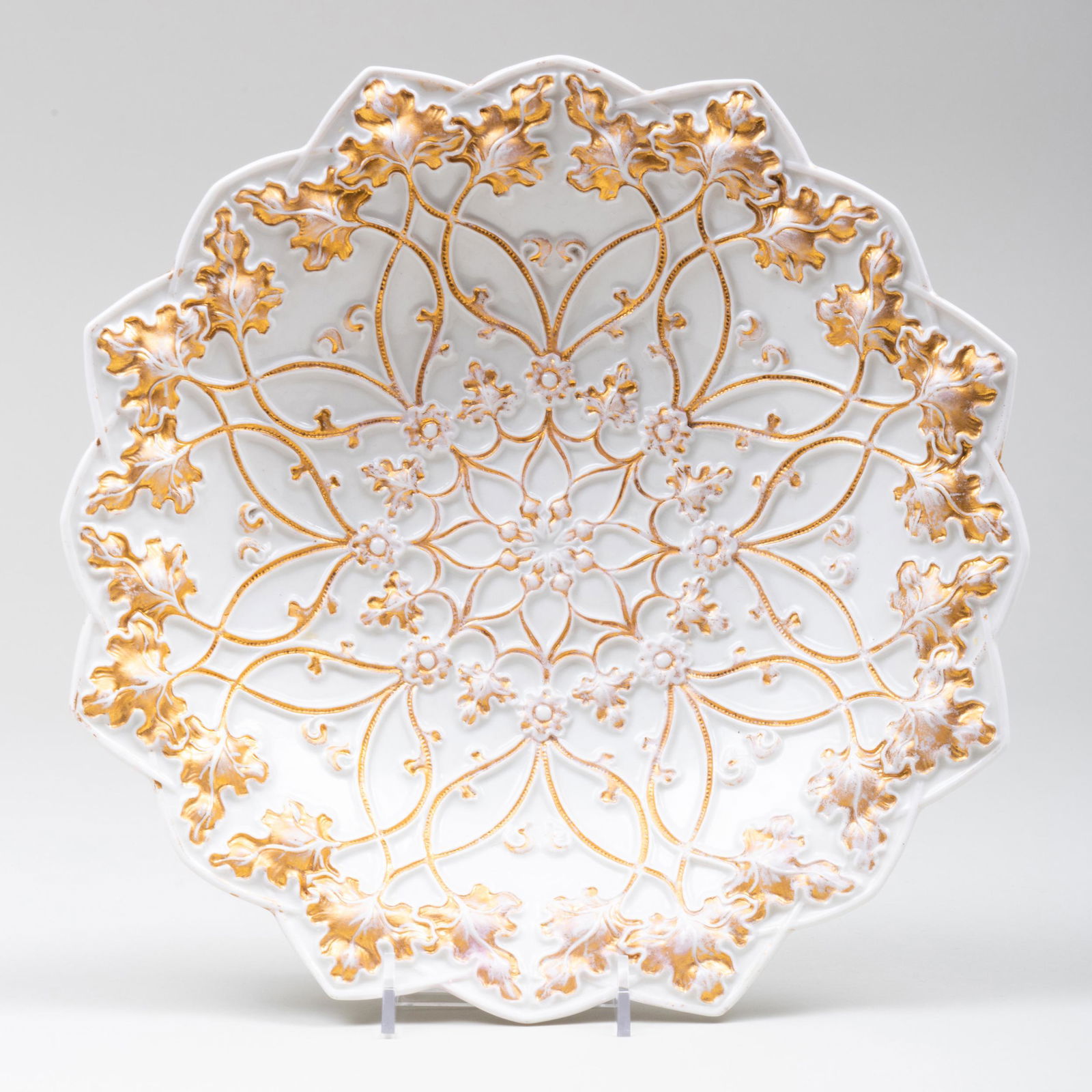 Meissen Gilt Decorated Porcelain Dish (1 of 4)