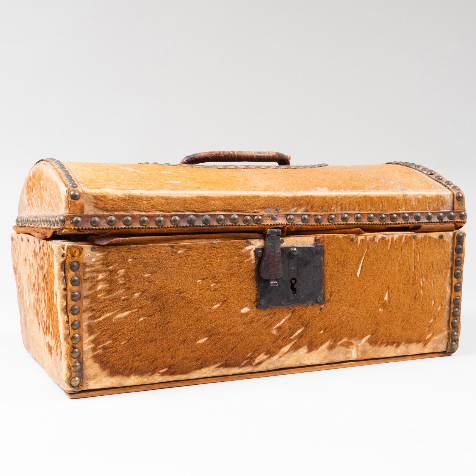 American 'Pony Skin' Box: American 'Pony Skin' Box 9 x 18 x 11 in.