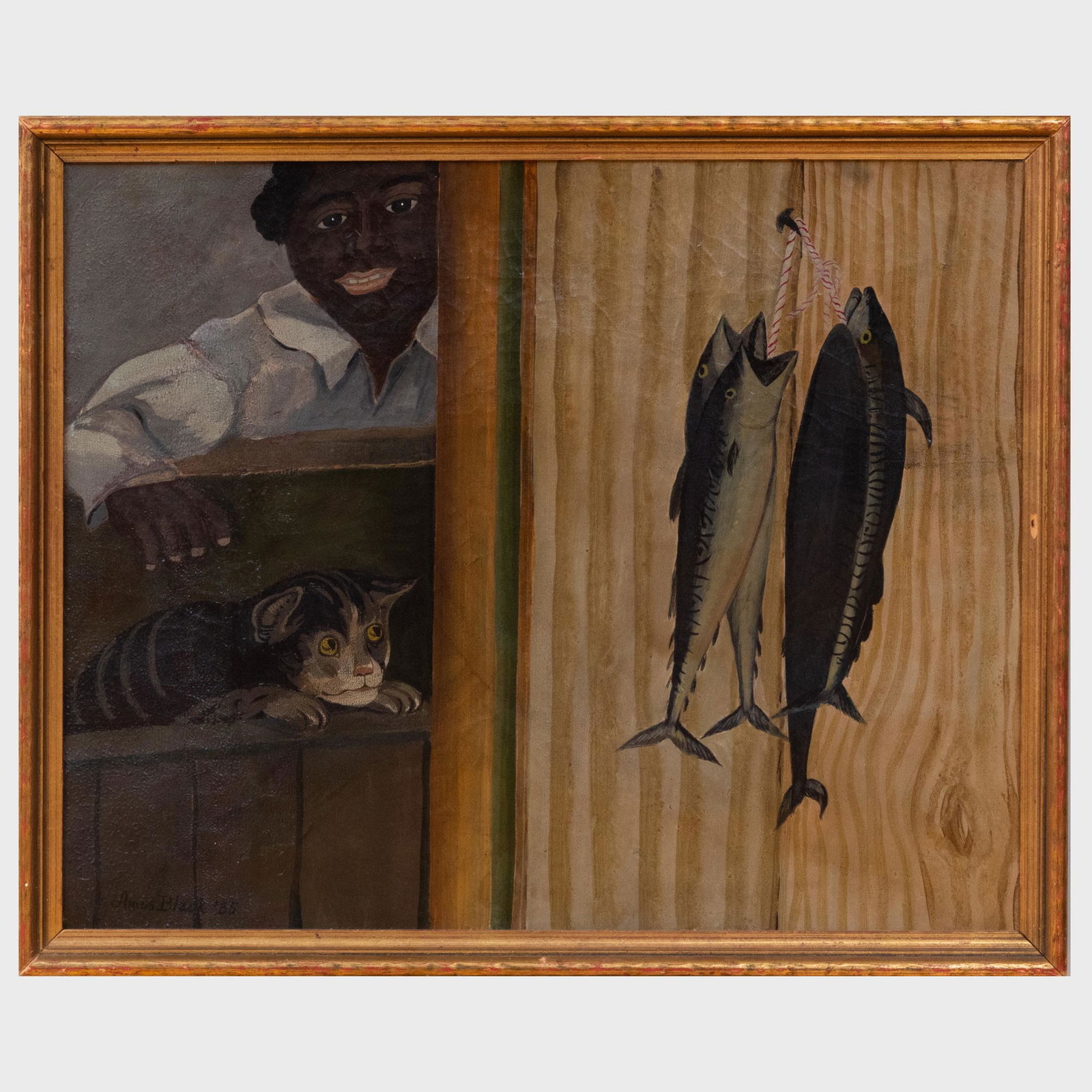 Amos Black: Man, Cat, Fish (1 of 4)