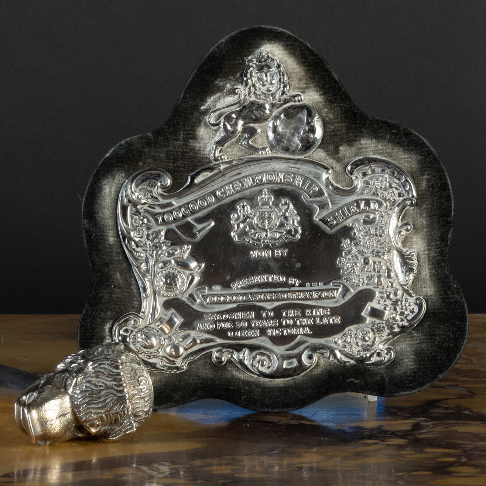 Edward VII Silver Boars Head Presentation Gavel and a (1 of 8)