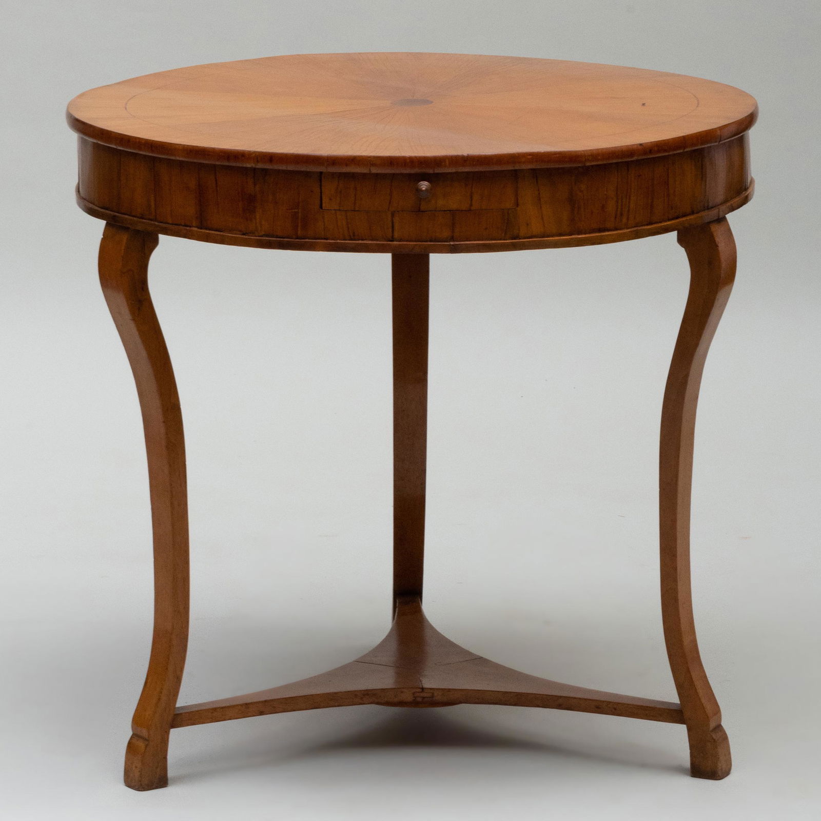 Italian Neoclassical Fruitwood and Walnut Center Table (1 of 8)