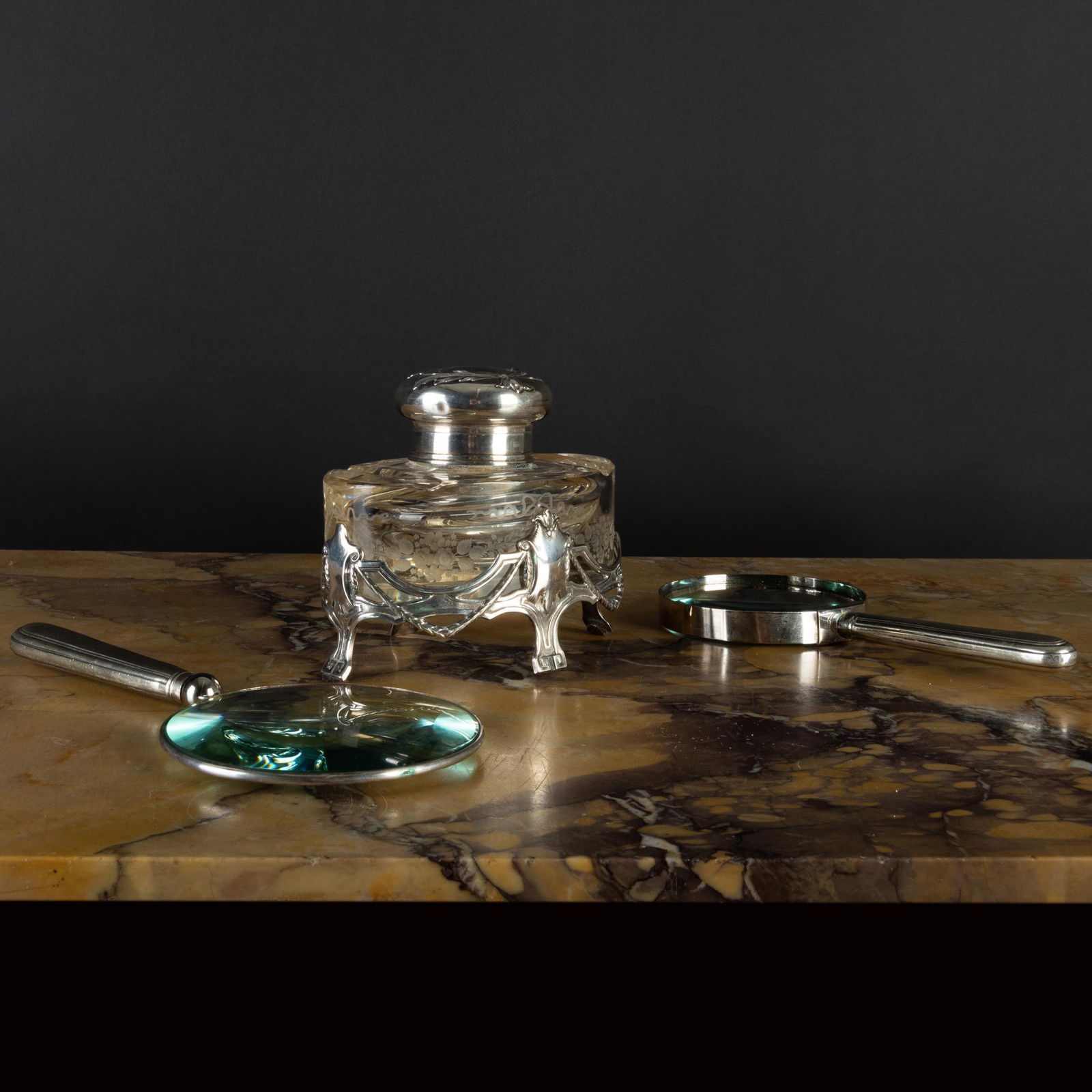 Assembled Silver-Mounted Desk Accessories (1 of 17)