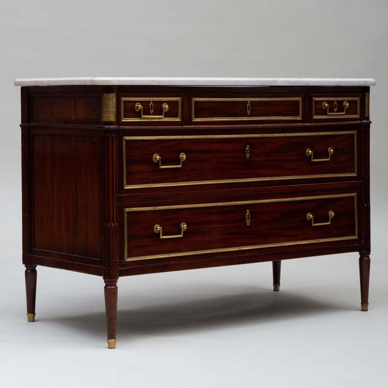 Directoire Brass-Mounted Mahogany Commode (1 of 15)