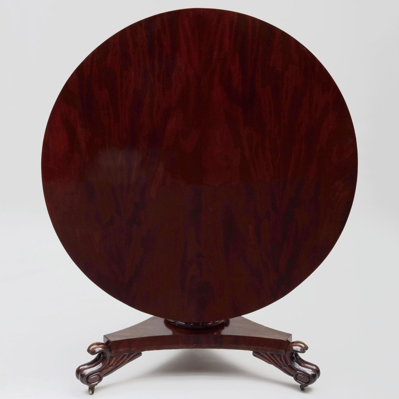 Late William IV Carved Mahogany Center Table (1 of 5)