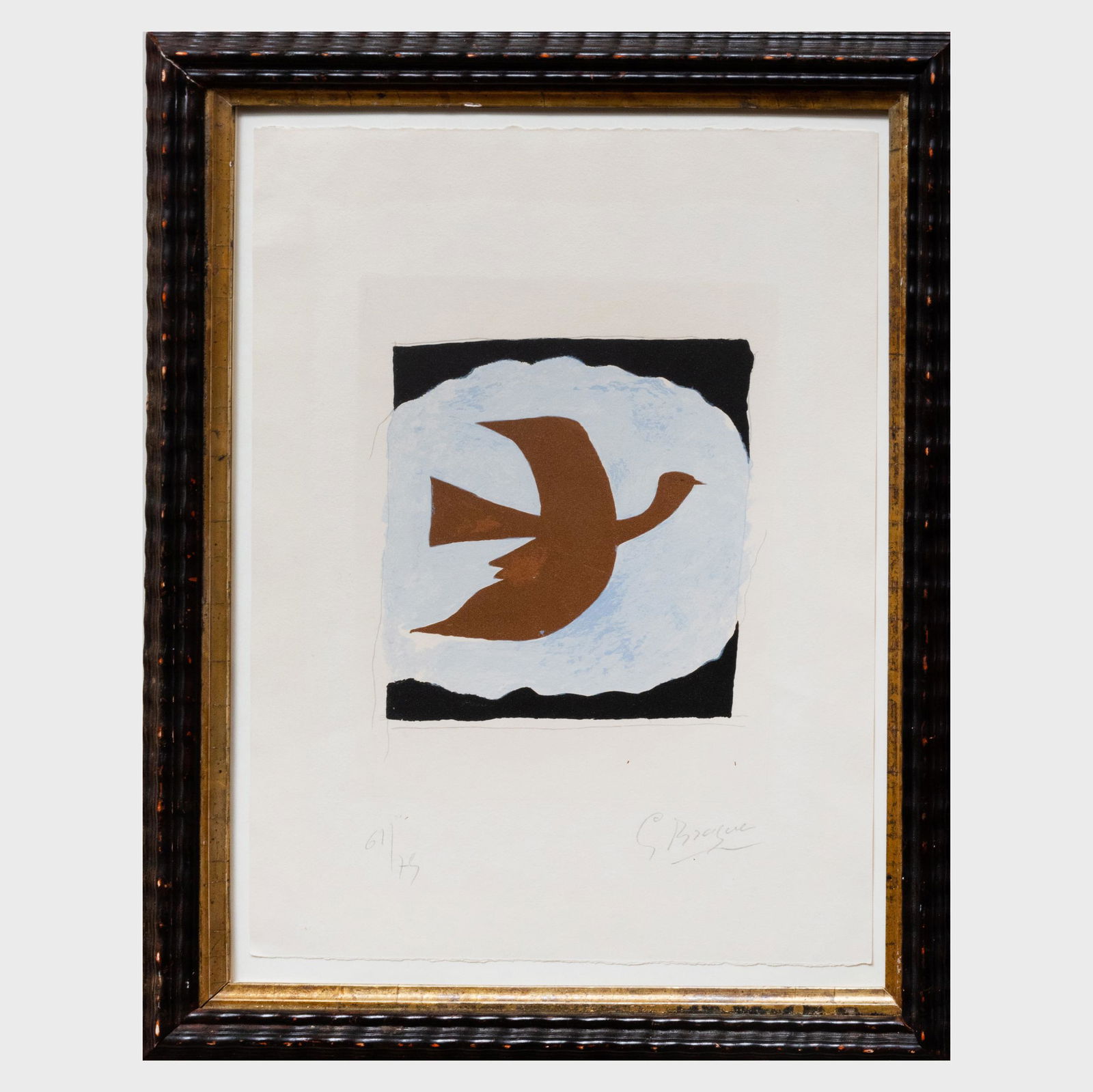 Georges Braque (1882-1963): Oiseau Bistre (1 of 5)