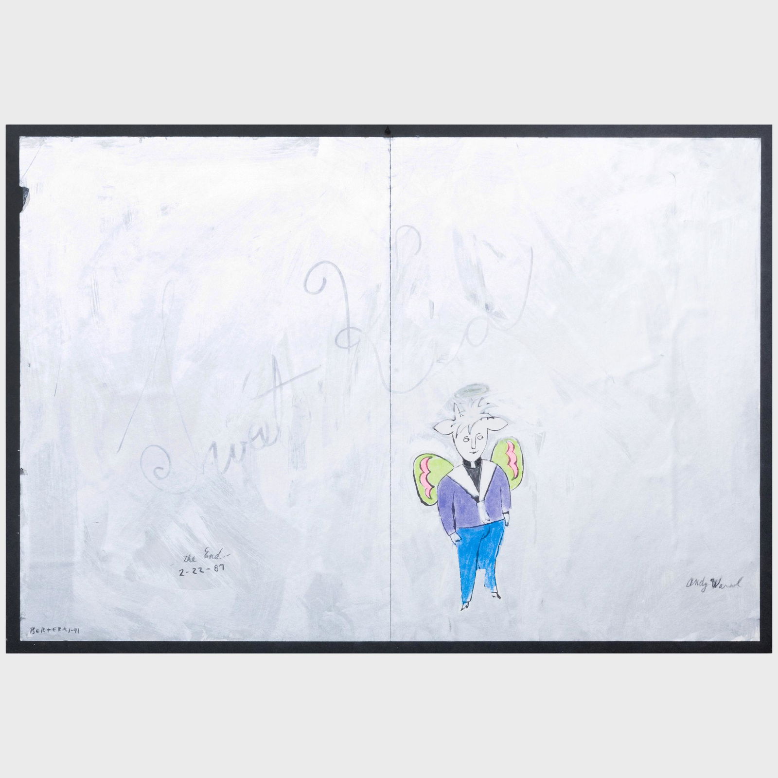 Attributed to Andy Warhol (1928-1987): Sweet Kid (1 of 4)